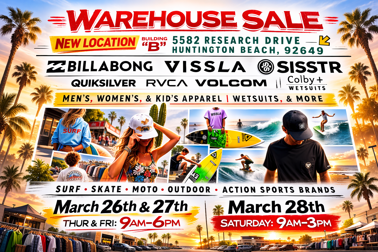 Late Drop Warehouse Sale — Huntington Beach