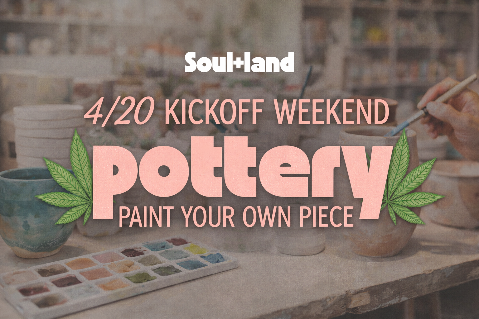 4/20 Kickoff Weekend: Paint Your Own Piece — Orange