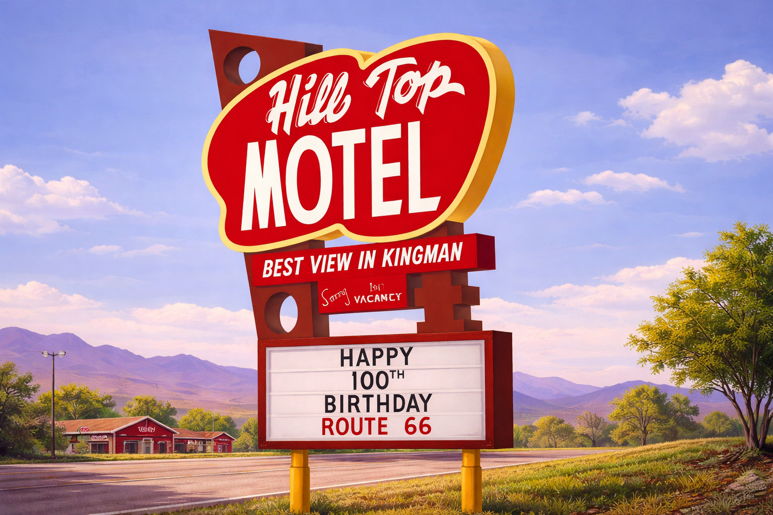Route 66: Happy 100th Birthday — Orange