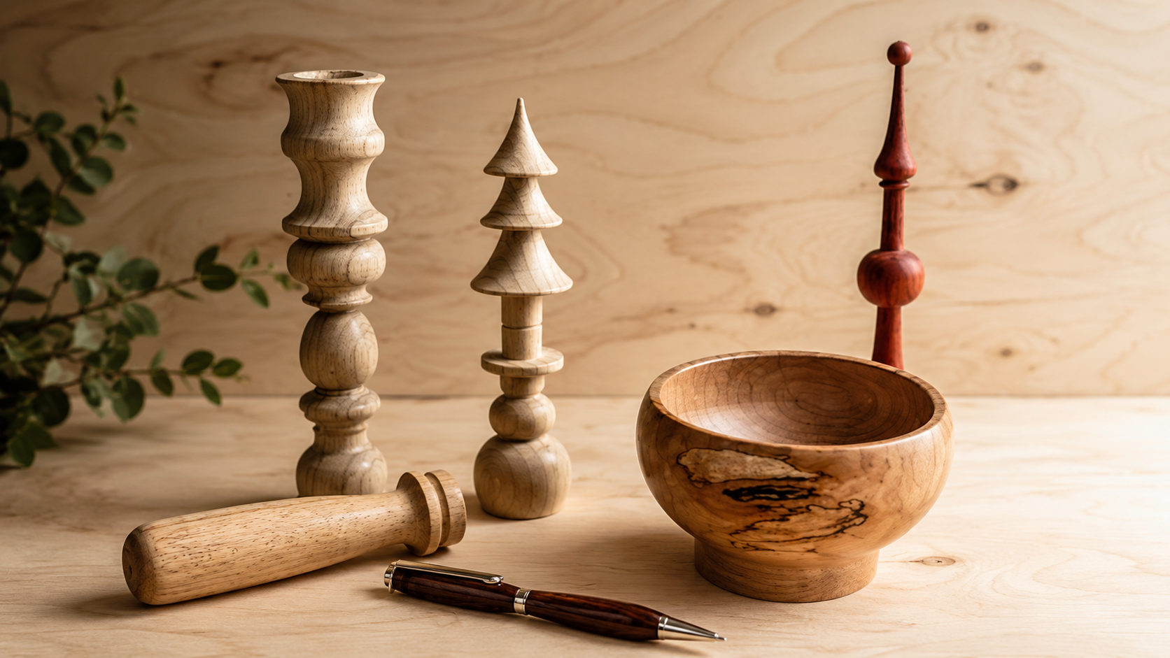Learn to Turn Woodworking Class — Orange
