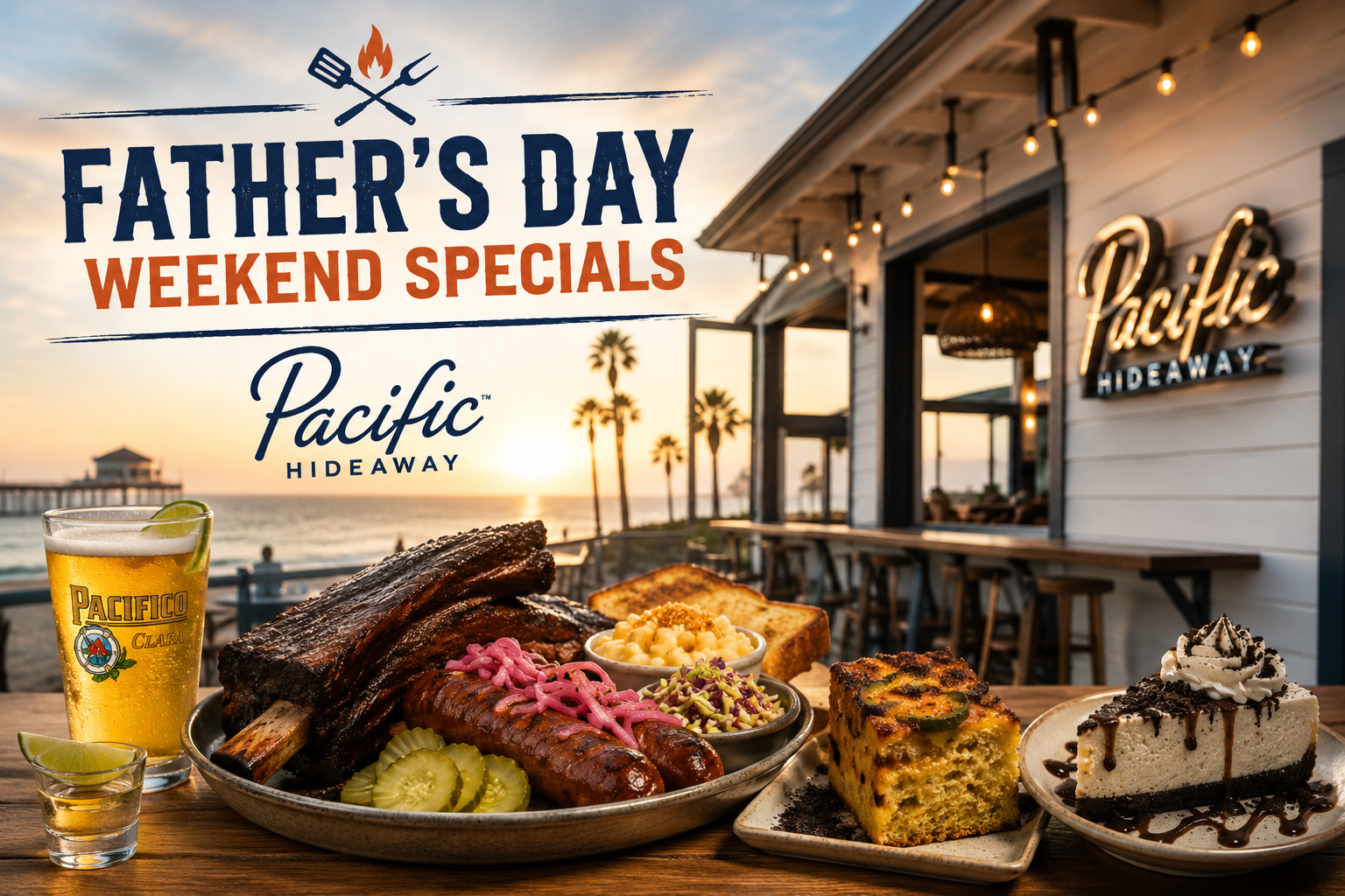 Father’s Day Weekend Specials at Pacific Hideaway — Huntington Beach