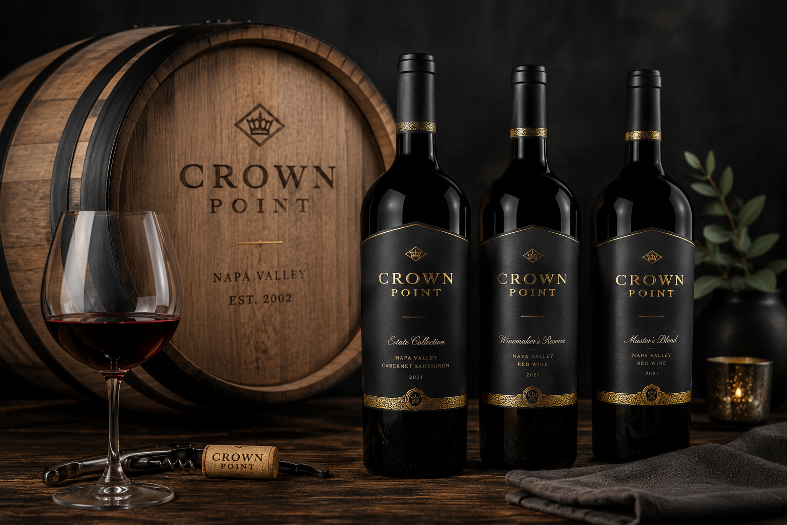 Crown Point Wine Dinner — Newport Beach