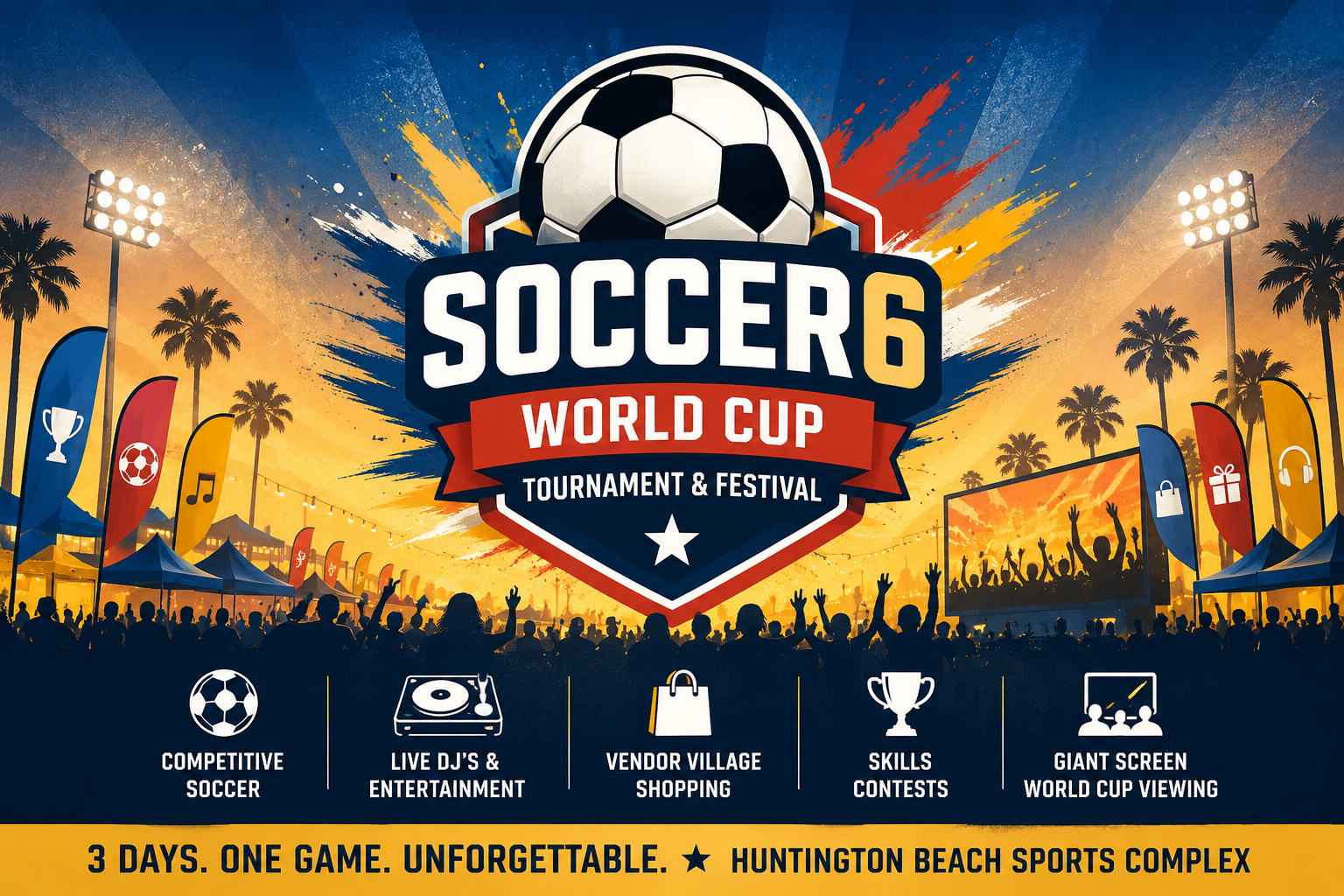 Soccer6 World Cup Tournament & Festival — Huntington Beach
