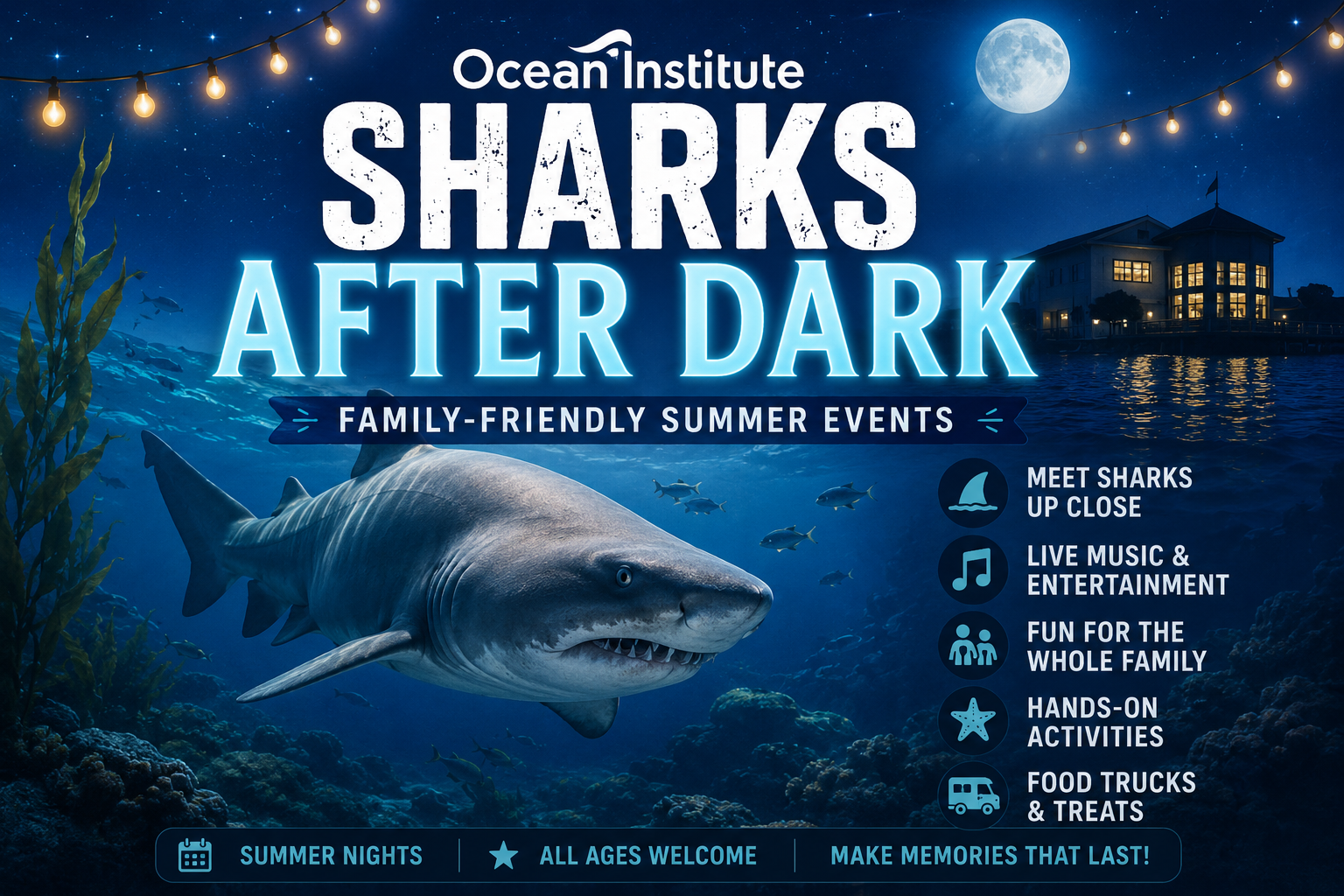 Sharks After Dark — Dana Point
