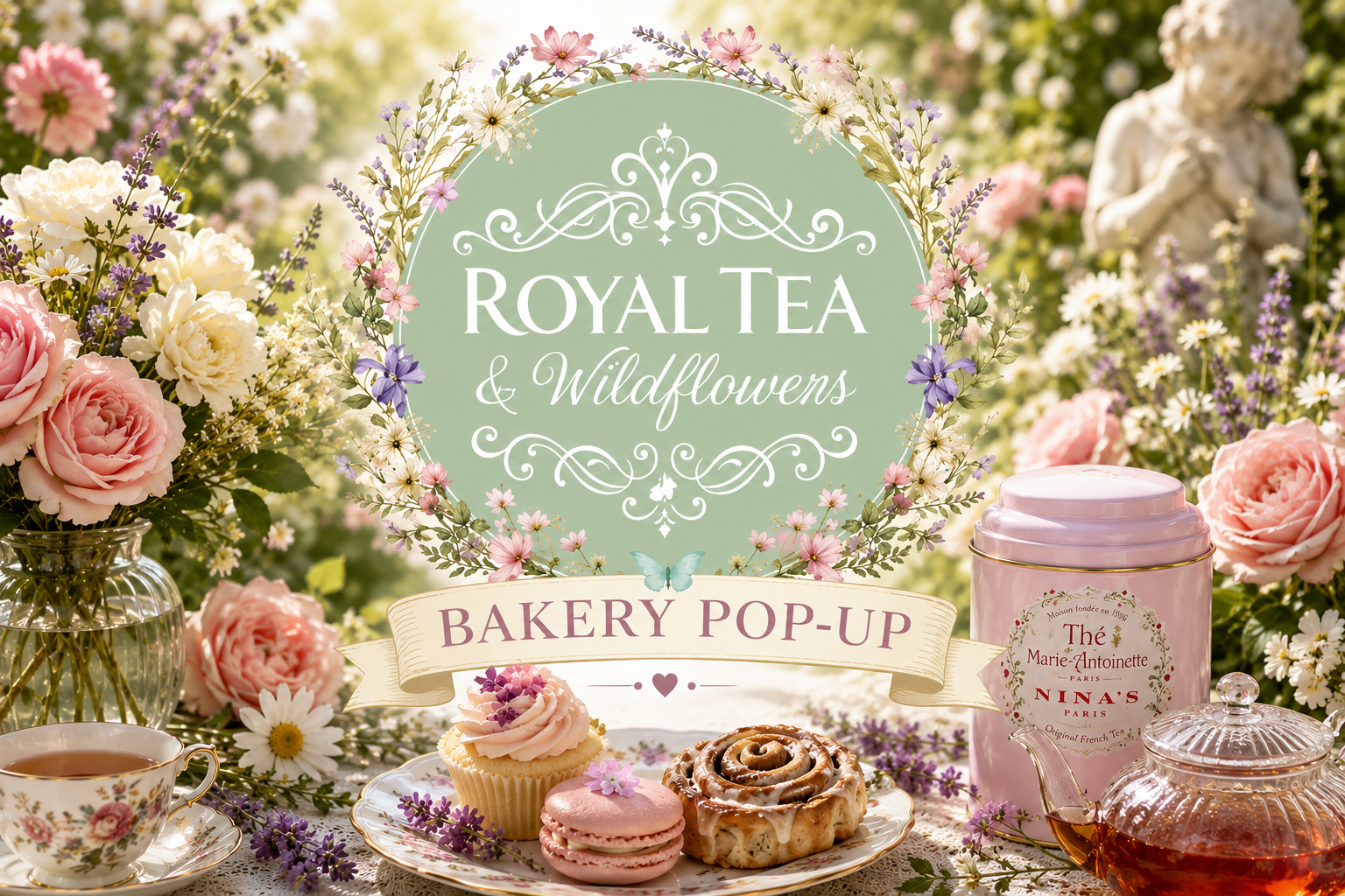 Royal Tea & Wildflowers Bakery Pop-Up at Nordstrom — Mission Viejo