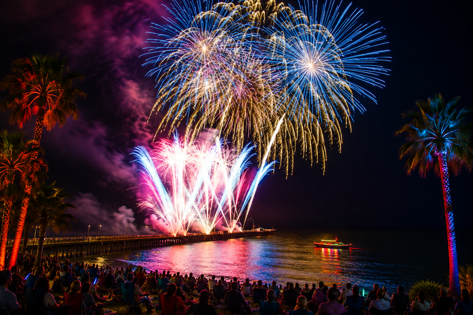 4th of July Fireworks — San Clemente
