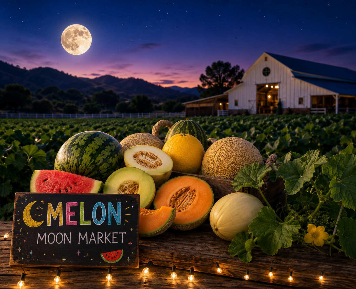 Melon Moon Market Opening Night — Irvine