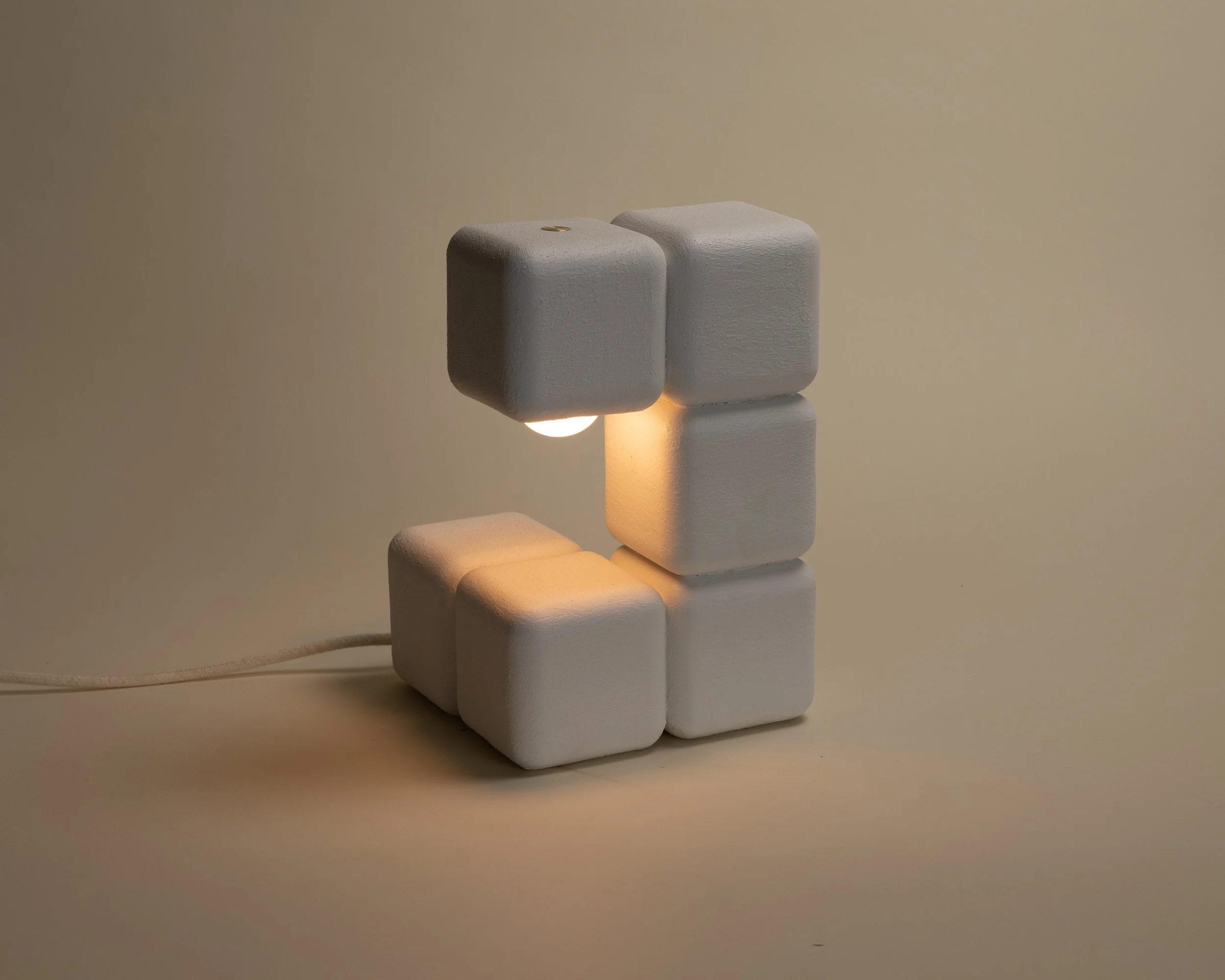 Blocky the Task Lamp - 11" H × 7.5" W × 7.5" D