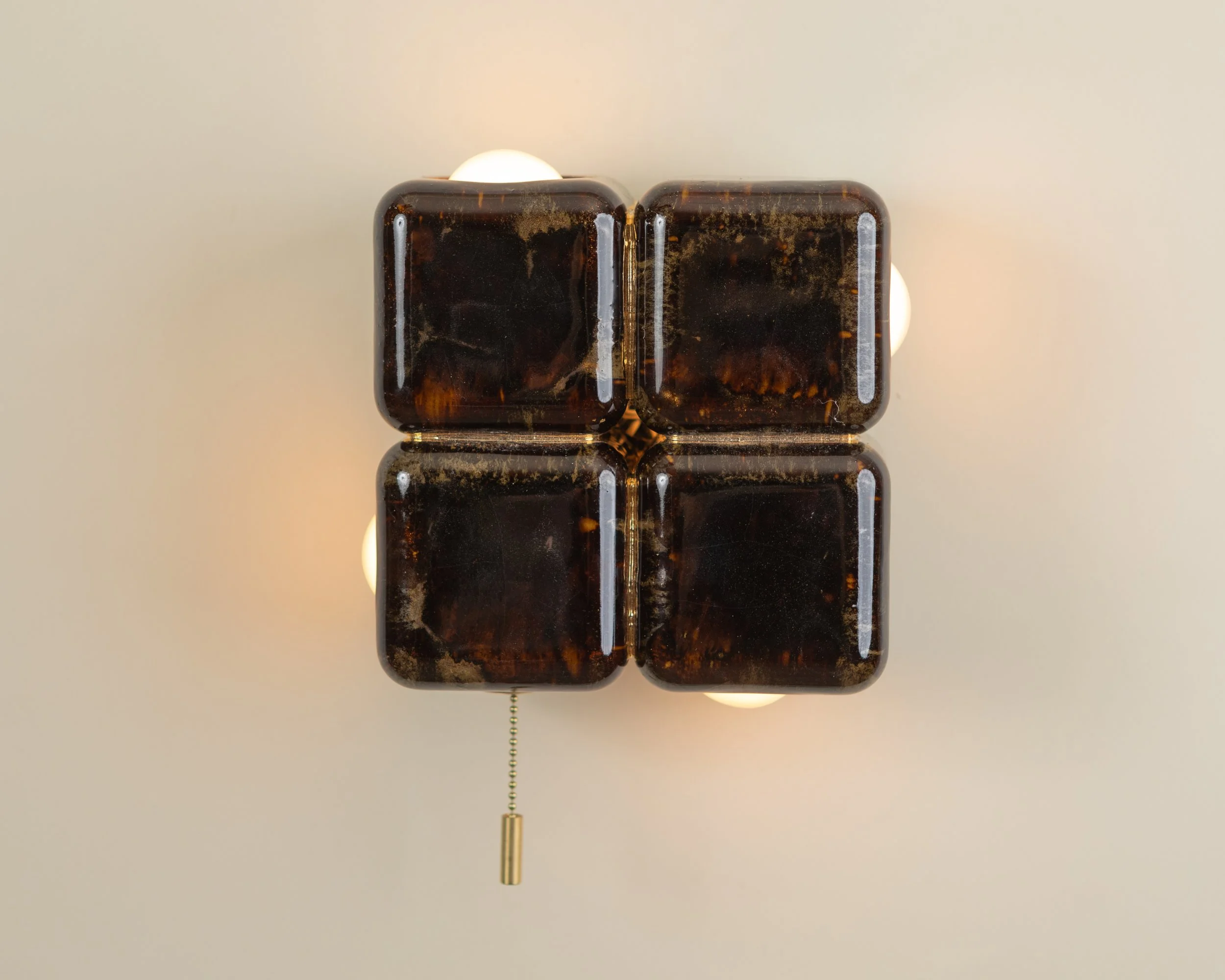 4-cube Sconce - 7" H × 7" W × 3.5" D