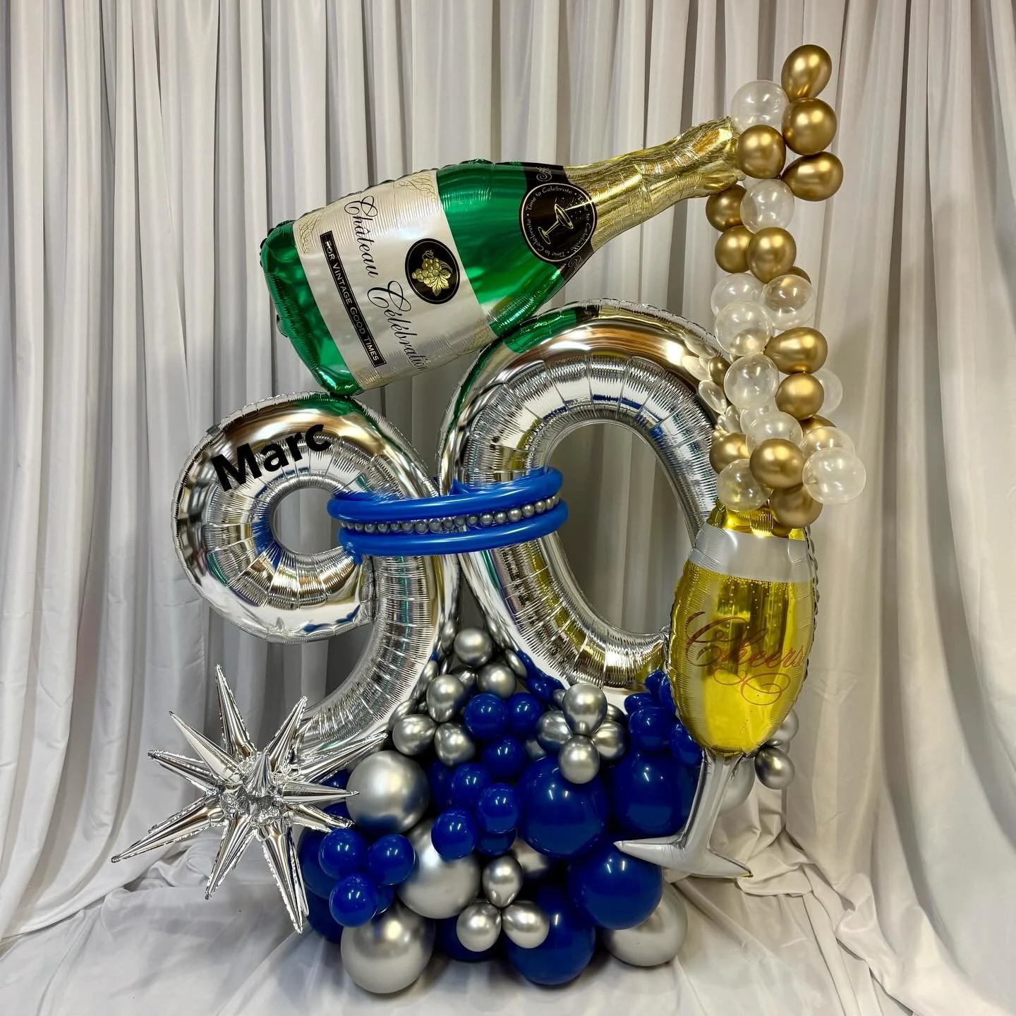 Cheers to 90 Years! Happy 90th Birthday Marc!

Let us help you celebrate life&rsquo;s beautiful moments!

#90thbirthday #personalizedballoons 
#balloonbouquet #milestonebirthday