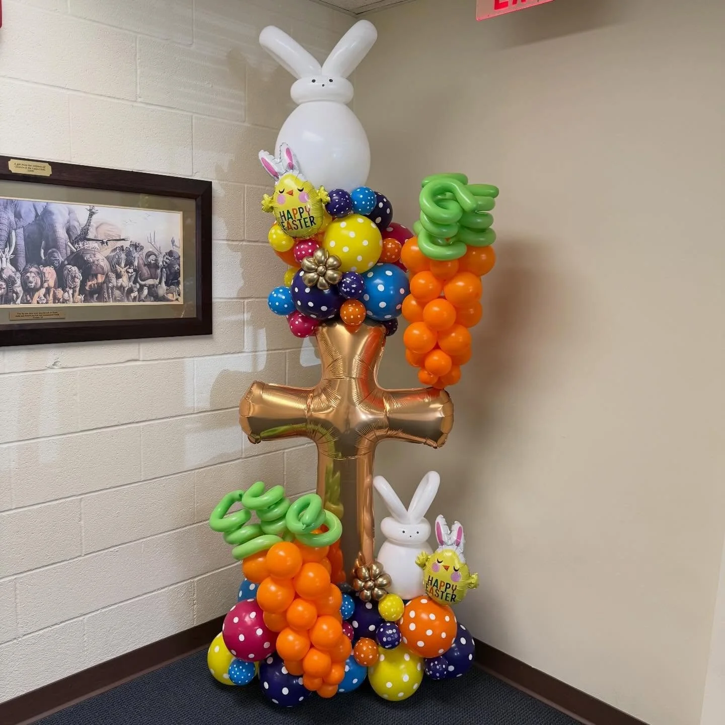 Happy Easter!
#happyeaster
#easterballoons
#balloondecor
#ballooncolumns