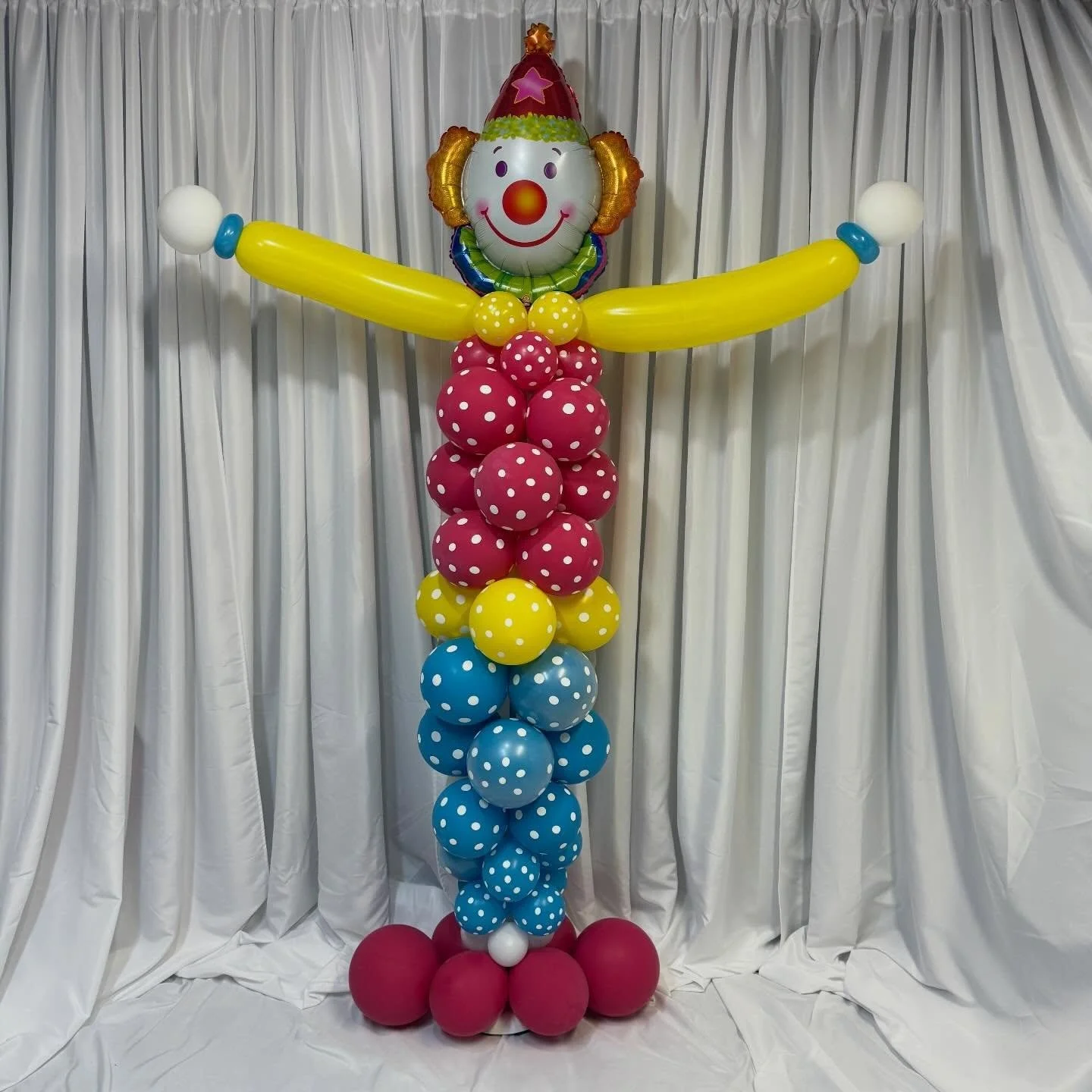 Circus Carnival Clown Birthday Columns. Make your event extra special with our balloon decor.
#circus #carnival #clown #birthday #ballooncolumns