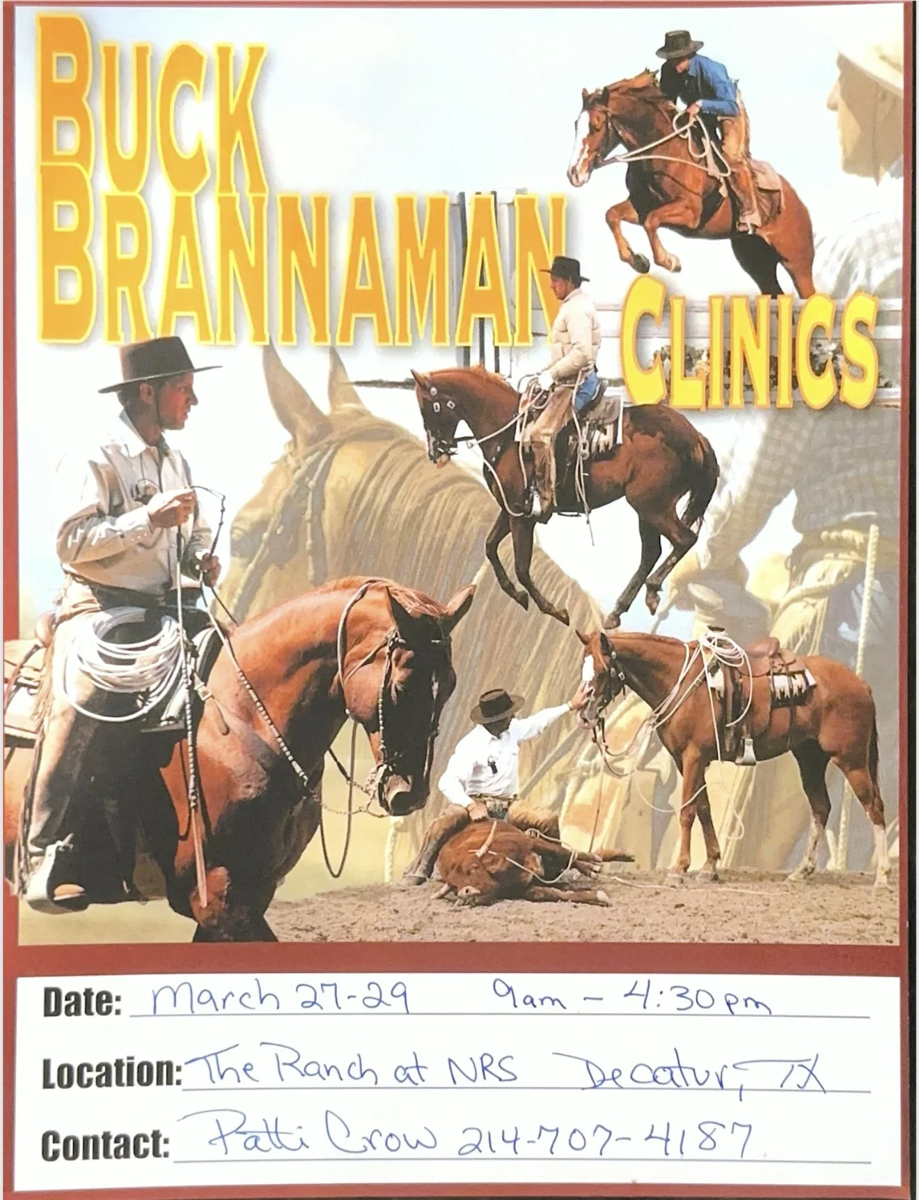 Buck Brannaman Clinics