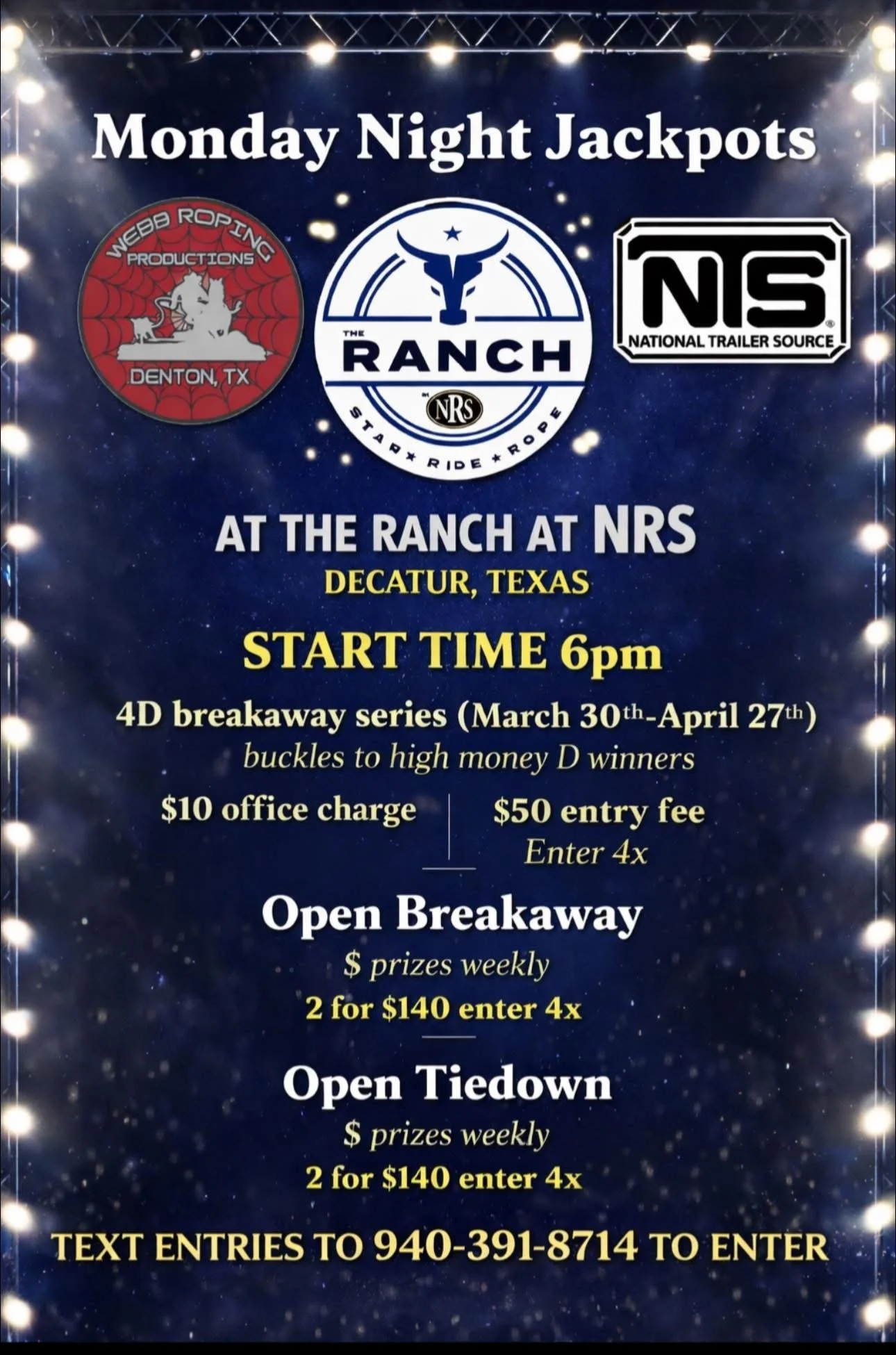 Monday Night Jackpots 