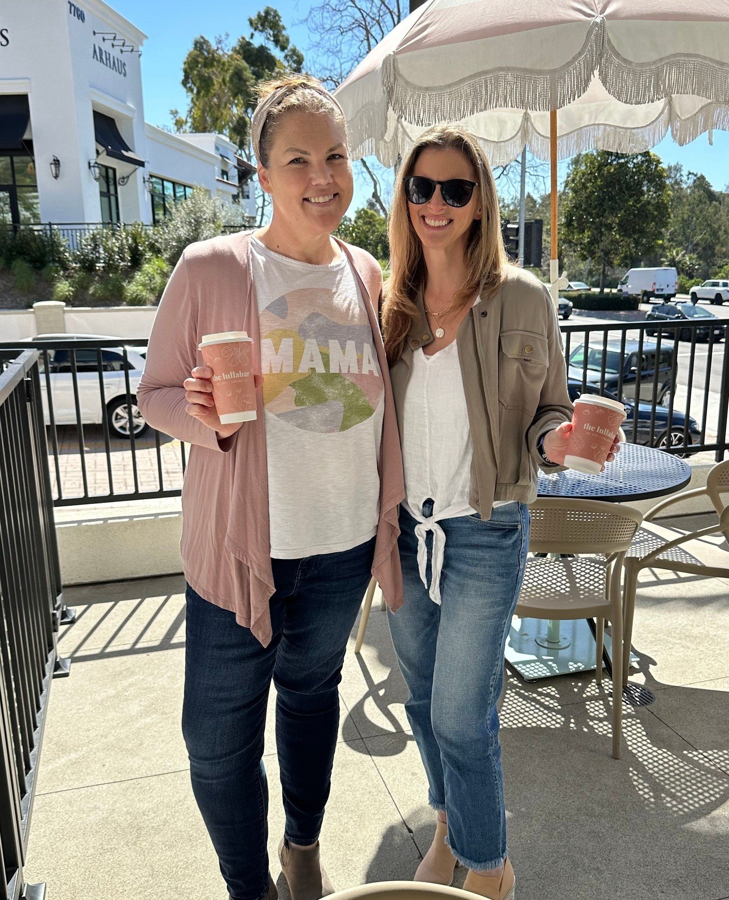 Flashback to one year ago at one of our fave local coffee shops, @thelullabar! They host a mompreneur group that we enjoy attending, in case you live in the area and are looking for a good crew! ⁠
⁠
Fun fact: this podcast idea was started through wee