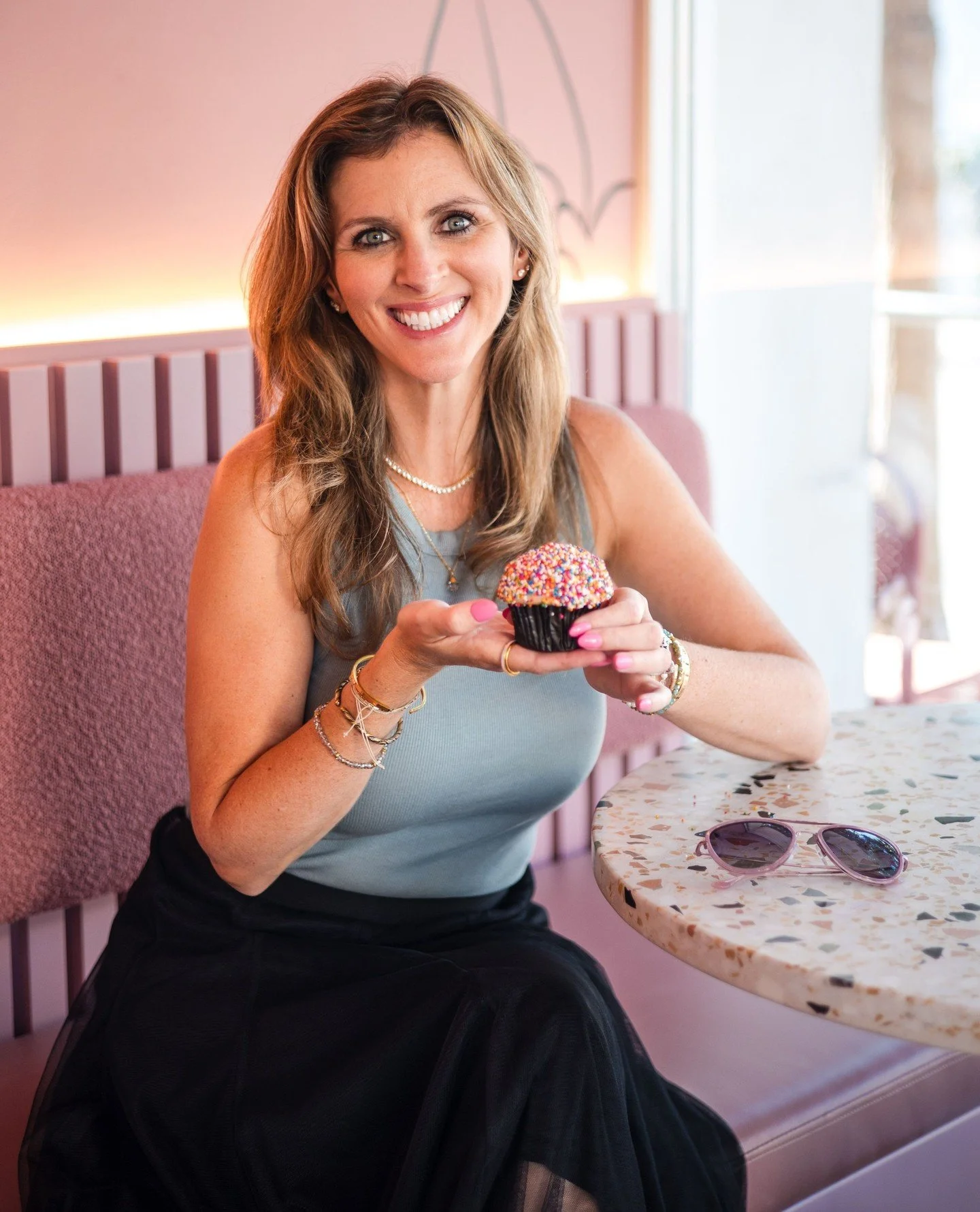Cheers to my co-host, creative genius, and preschool ride-or-die&mdash;happy birthday Carly! 🎉🧁⁠
⁠
We&rsquo;ve been through just about every season of life together&mdash;from the sandbox to school days, motherhood to mompreneur life&mdash;and I co