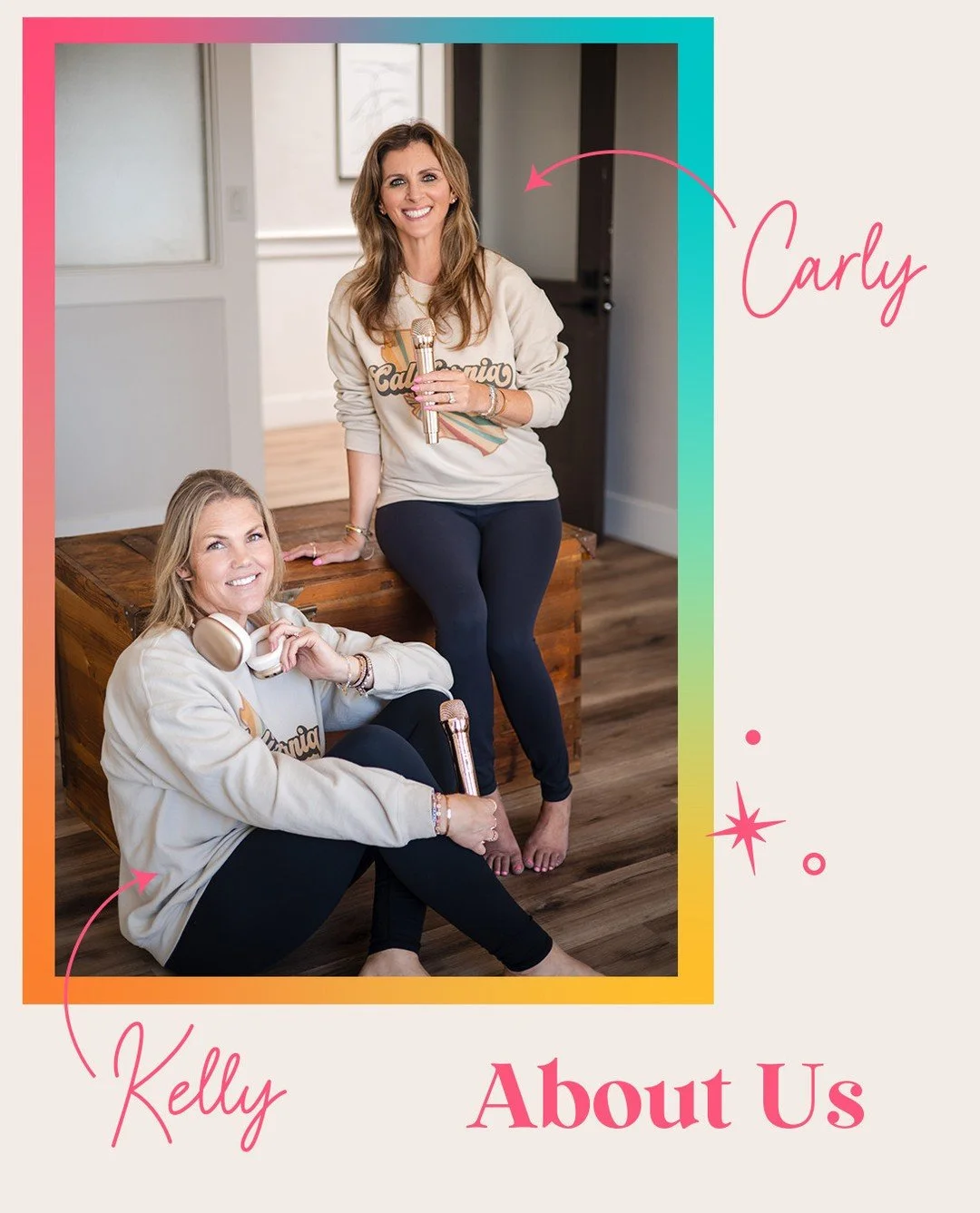 Hi ya&rsquo;ll! 👋⁠ Kelly &amp; Carly here! ✨⁠
⁠
We wanted to take a moment to (re)introduce ourselves - because sometimes it&rsquo;s nice to hit pause and share who we are and why we do what we do.⁠
⁠
From childhood best friends to moms to dynamic e