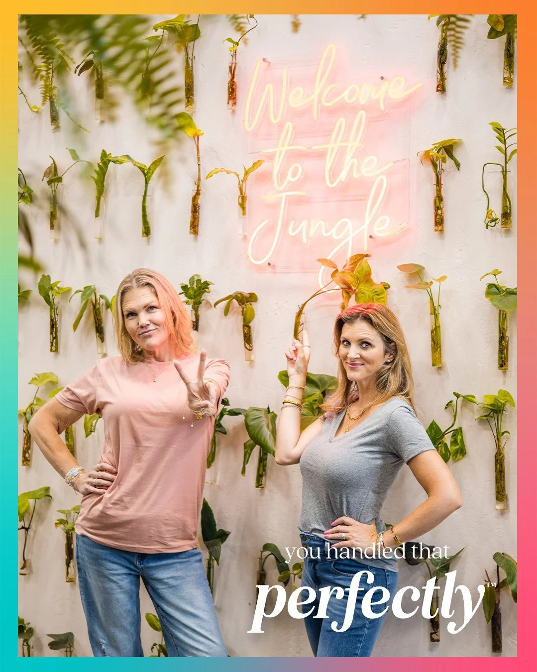You Handled That Perfectly&trade; is more than a podcast to us, it&rsquo;s a movement and community reminding women that their messy, beautiful, imperfect efforts are more than enough. 💕⁠
⁠
Created by Carly and Kelly, it&rsquo;s a supportive space t