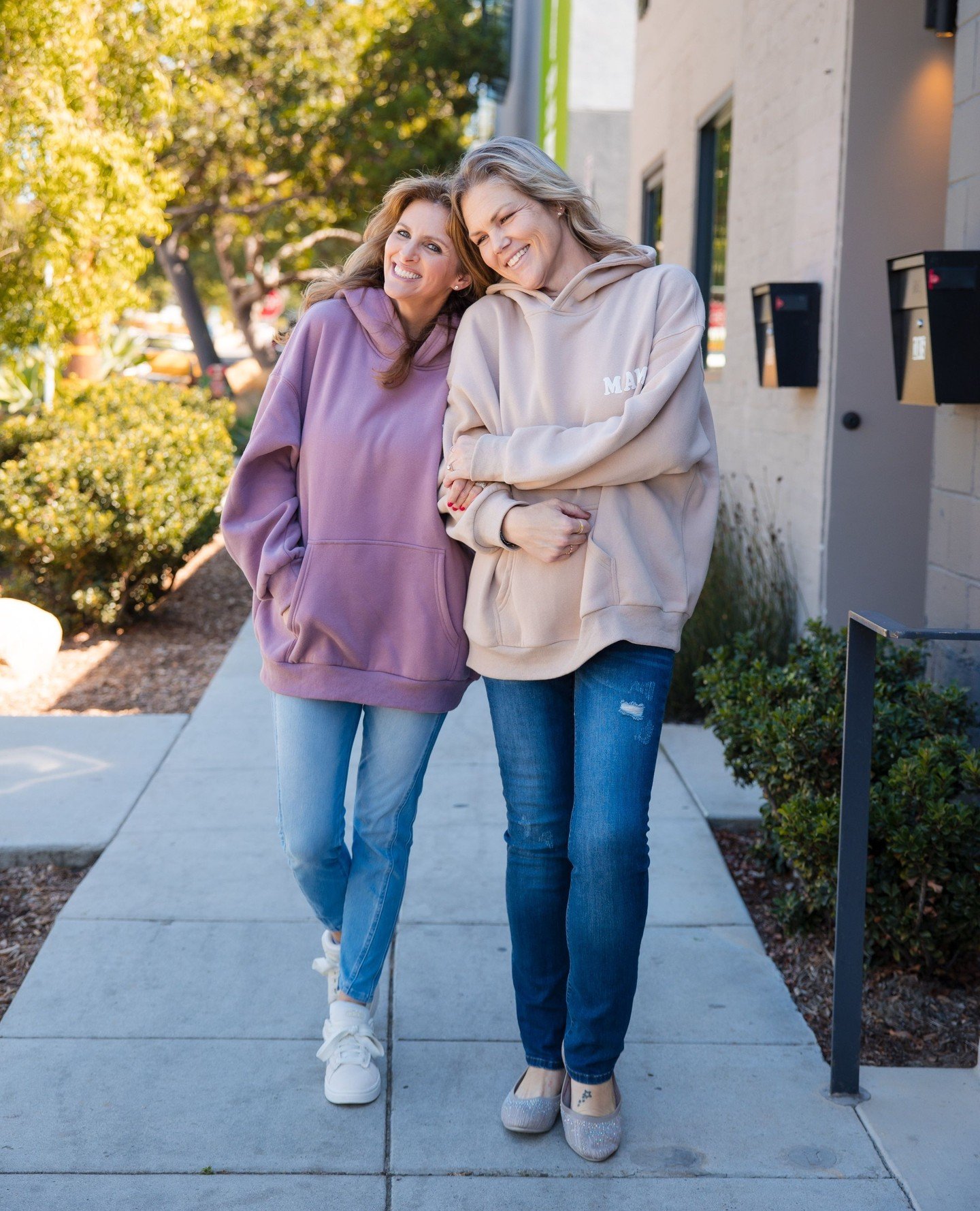 Today we&rsquo;re feeling extra grateful - for this friendship, this community, and every mom who&rsquo;s found her way here. 🤍⁠
What began as two best friends reminding each other that we&rsquo;re doing our best has grown into a place where all of 