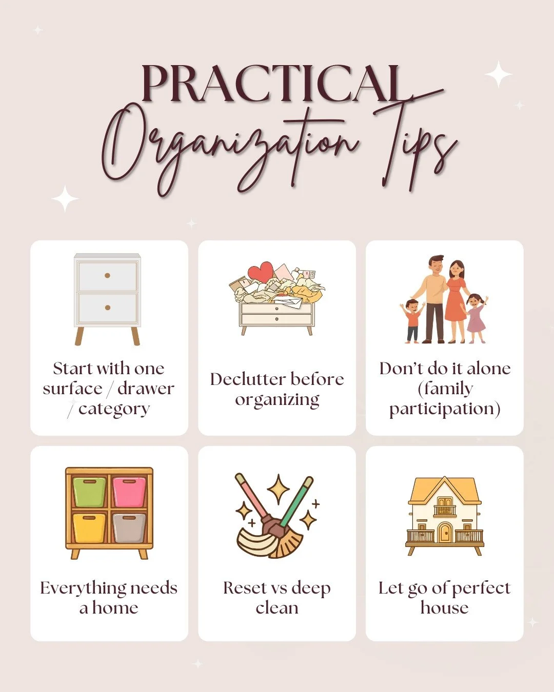 Organization isn&rsquo;t something you&rsquo;re either born with or not. It&rsquo;s really just a collection of small, doable choices that add up over time. And most of the time, you don&rsquo;t need a full overhaul to feel better - it starts with on