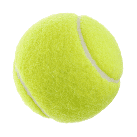 single green large tennis ball