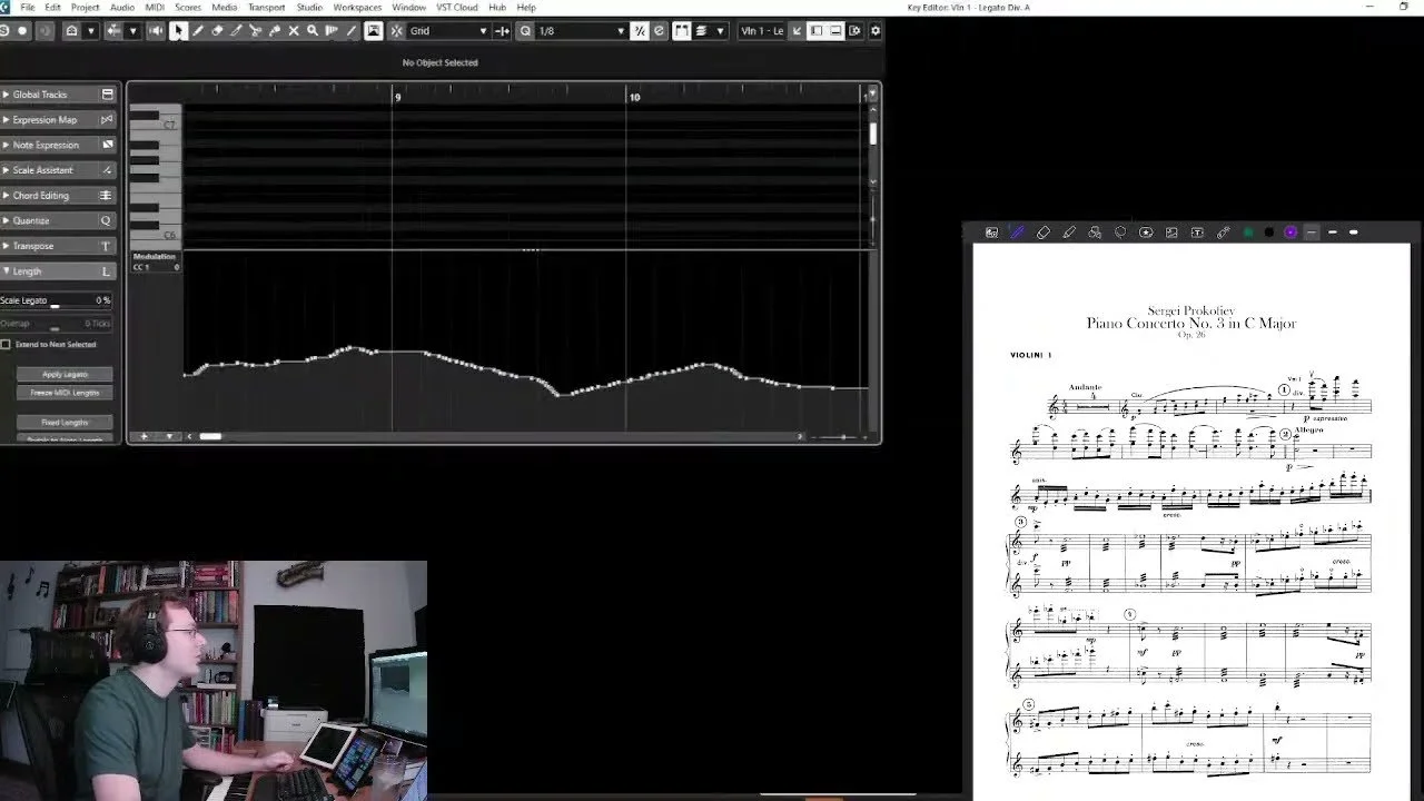 Mockup Monday: Prokofiev Piano Concerto No. 3 - Strings, part I