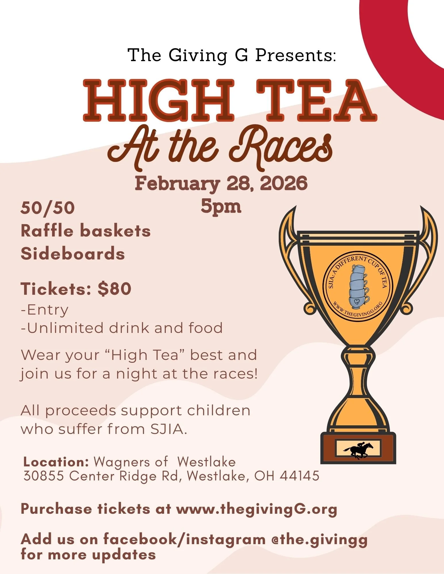 Orange and Pink Modern Illustrated Horse Racing Cup Flyer.jpg