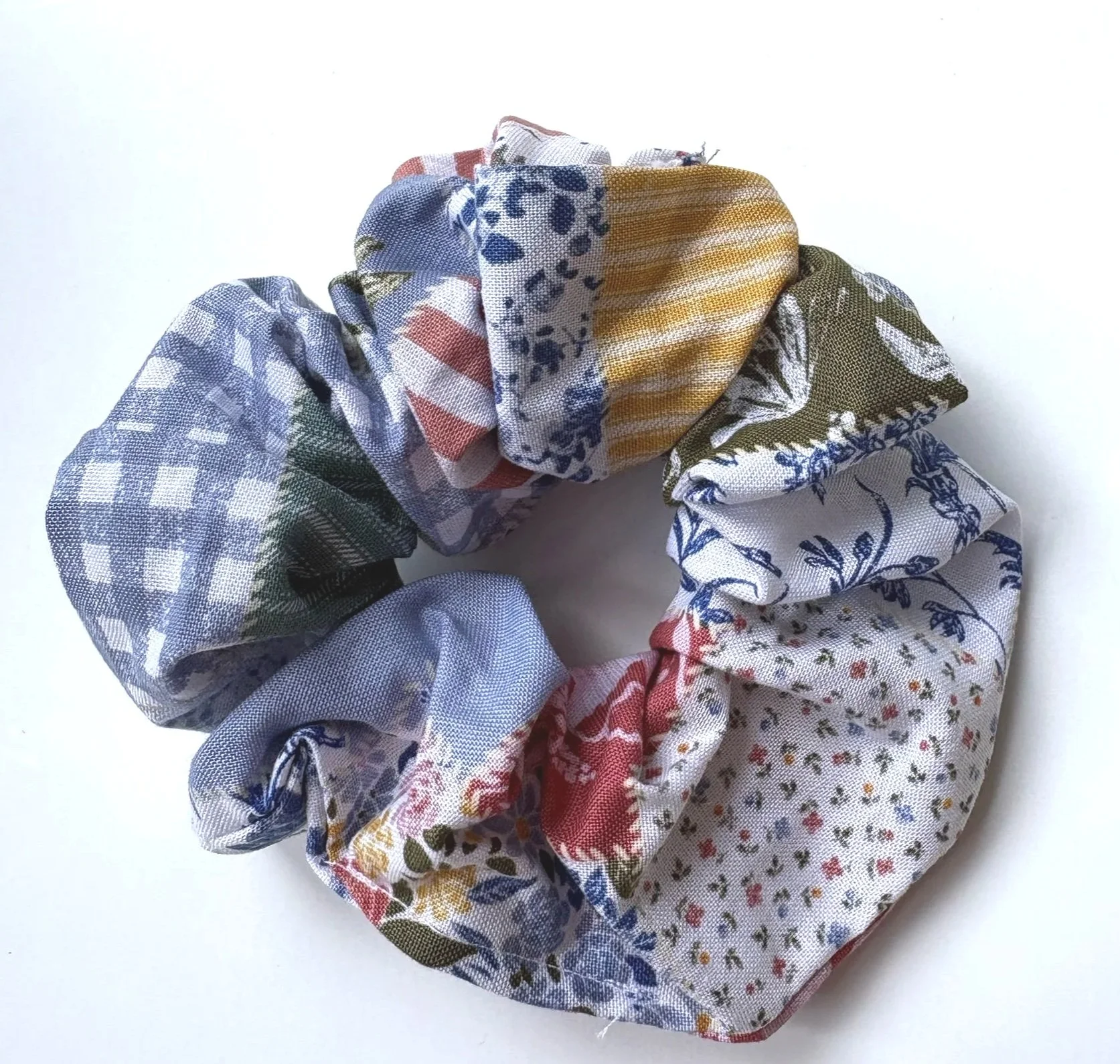 Patchwork of Strength Scrunchie