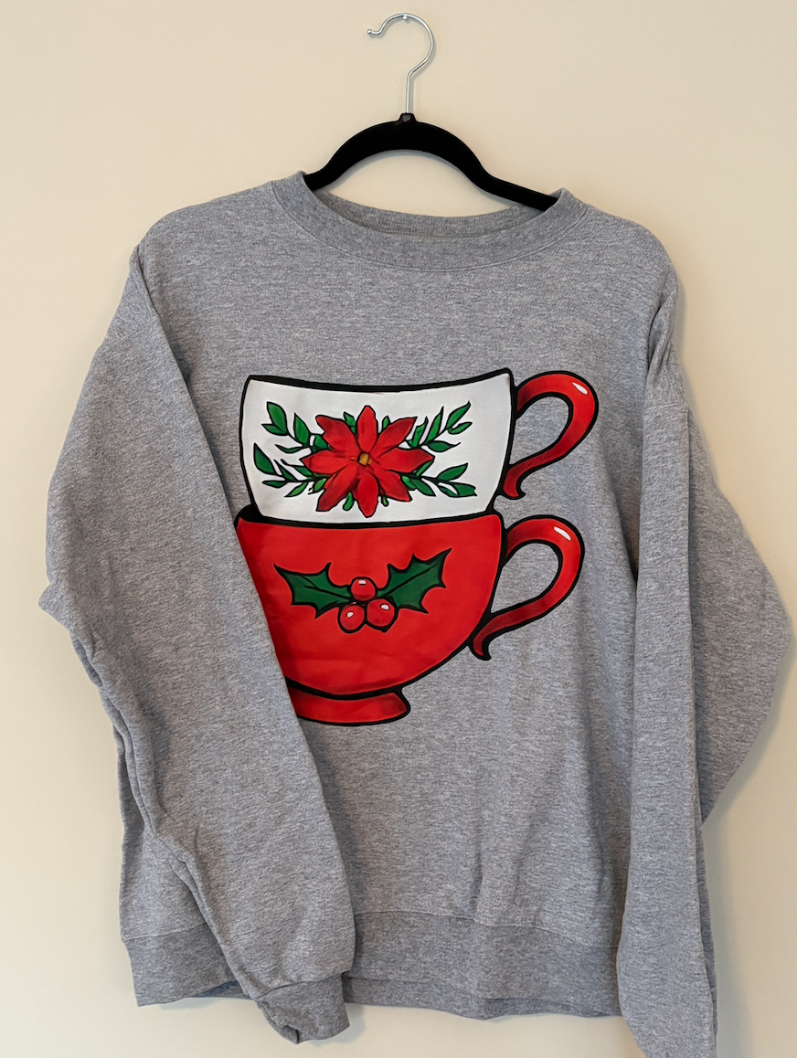 Christmas Teacup Crewneck