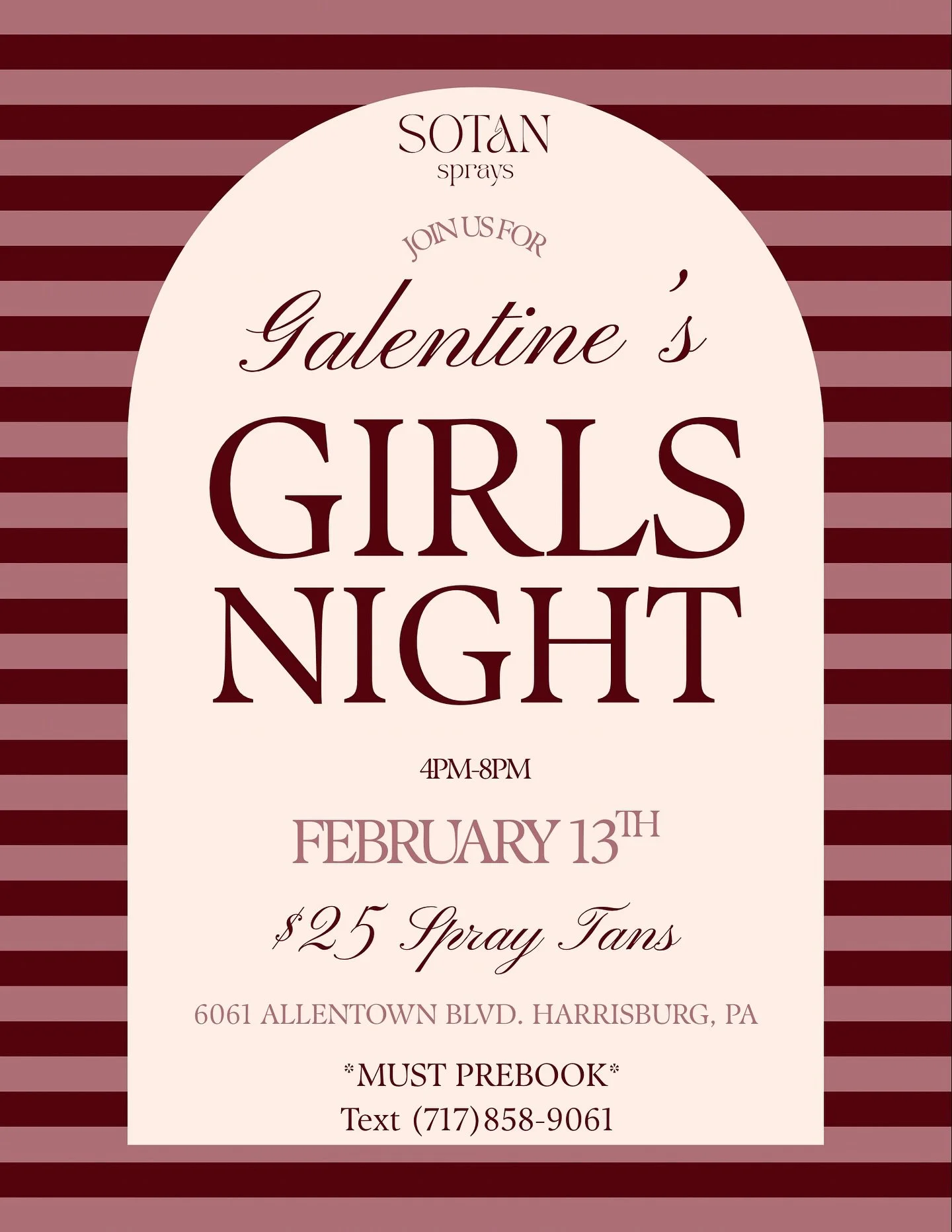 Whether you&rsquo;re going out this weekend with the girls or going on the best day ever, you deserve to feel hot! Link in bio to book or text 717-858-9061 for availability 
#spraytans #spraytansnearme #spraytansharrisburg #february13 #february14