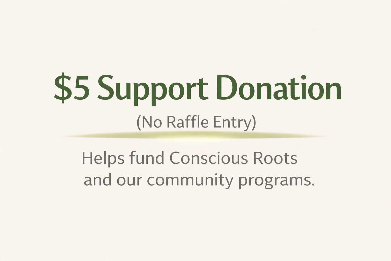 $5 Raffle Donation