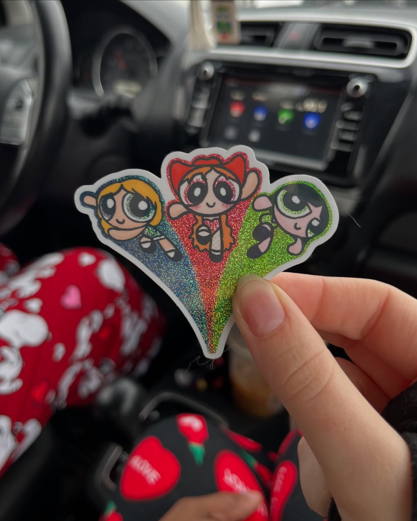 This one made the rounds this weekend (by which I mean I gave one to everyone I saw)

DM to order! 

printed by @stickerapp 
#stickerart #sabrinacarpenter #chappellroan #billieeilish #powerpuffgirls