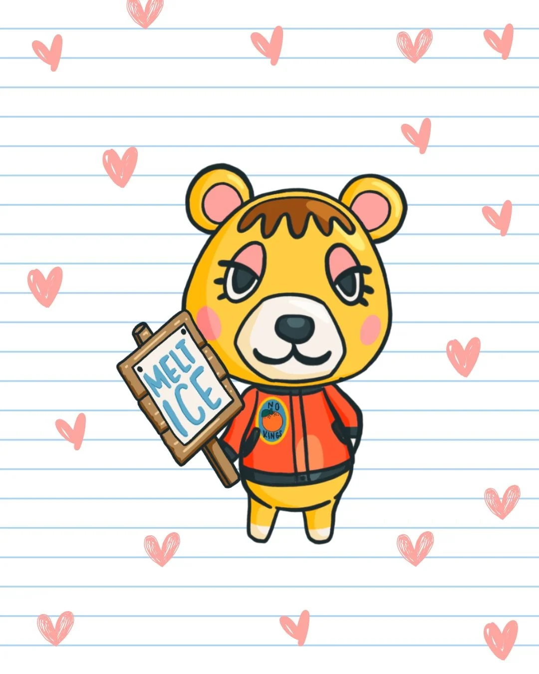 The residents of Jinx Beach are here to wish you a happy love day and remind you to call your representatives 💕💌🥰

P.S. Surprise! These 3 designs are included for February Sticker Club members 🙈 If you&rsquo;re not a member yet, DM me to claim yo