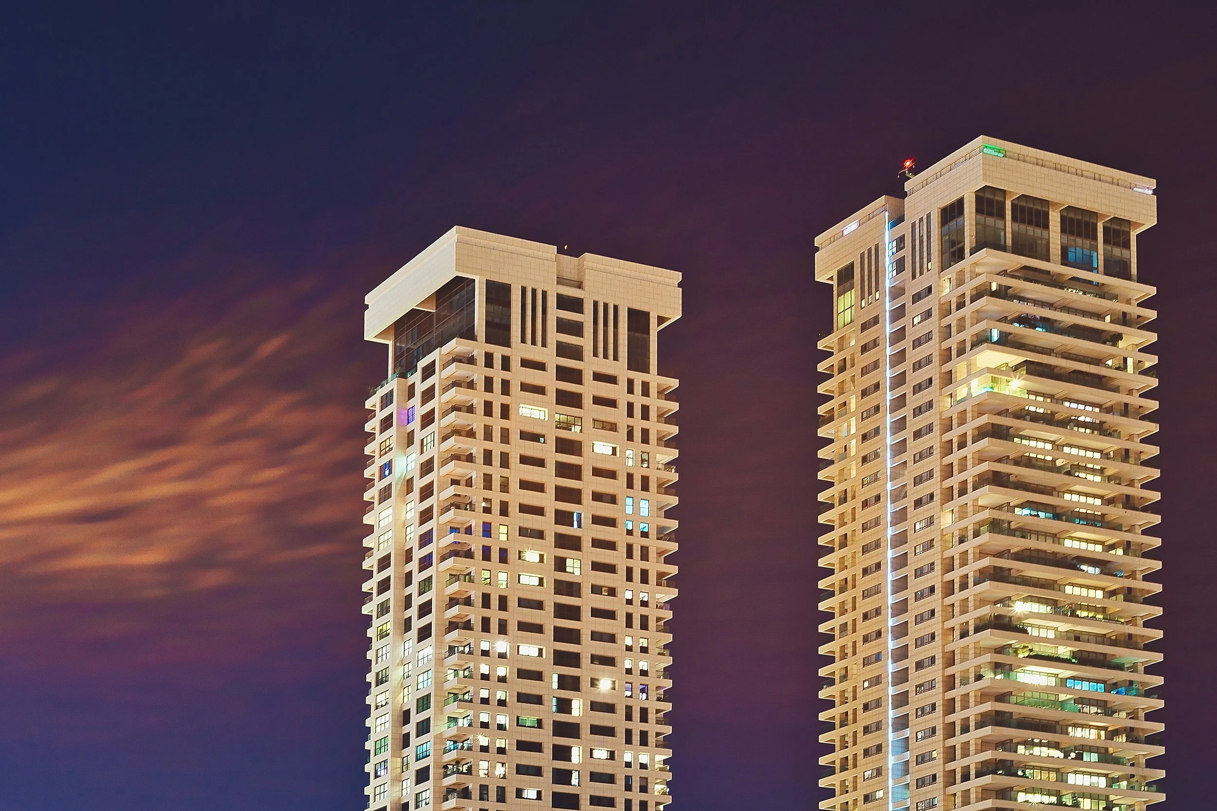 Condo exterior with modern entryway