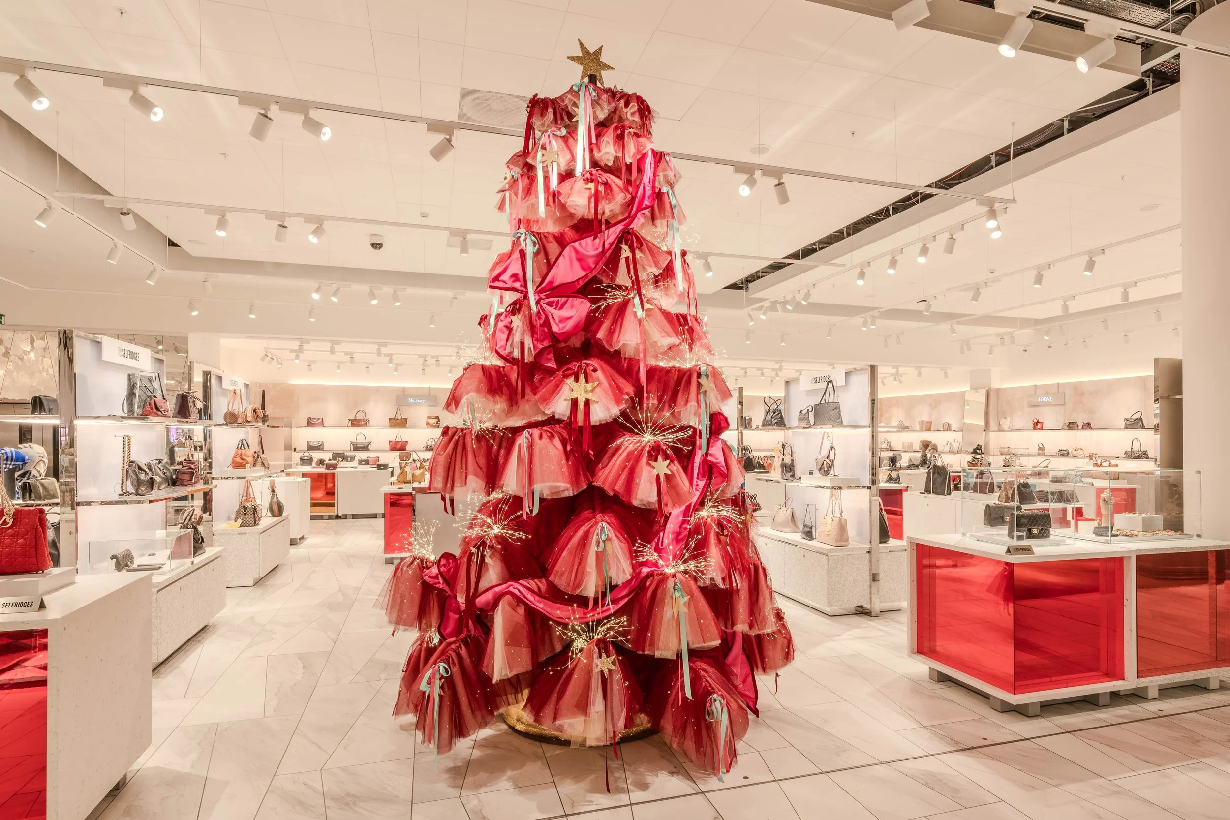 Selfridges x Disney Christmas installation in London — commercial environment and brand space photography showcasing retail experience