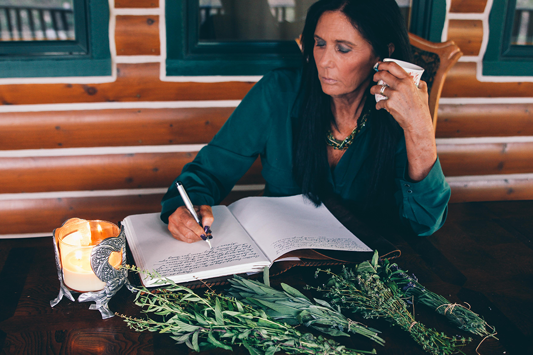 Image of Dr. Low Dog journaling