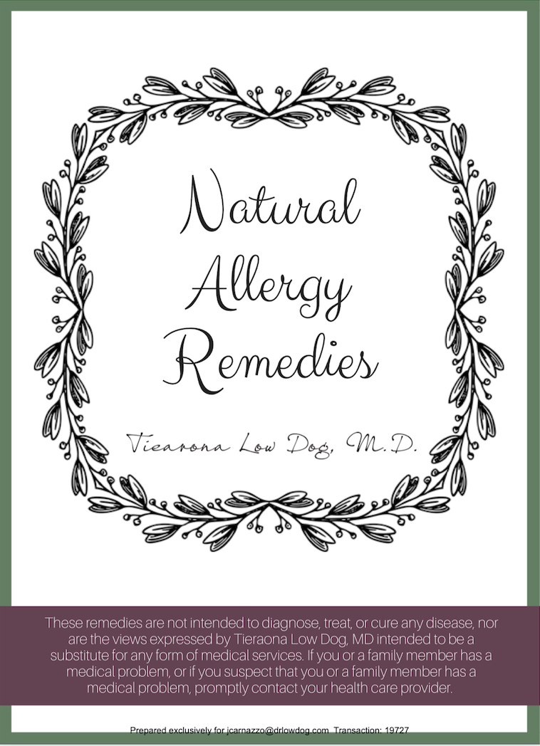 Natural Allergy Remedies