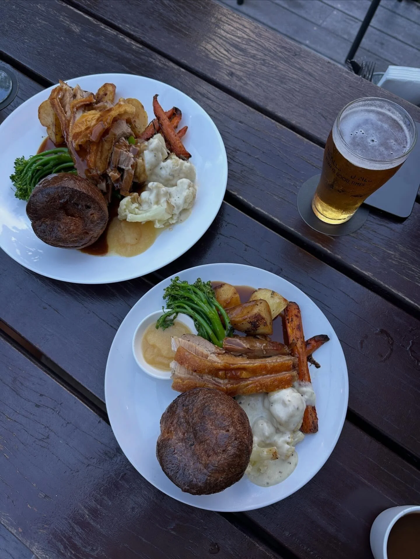 Sundays done right.
Chef Daz&rsquo;s pork roast with all the trimmings.
$25 until sold out. Kids half serving - half price! 
See you at the bar 🍺

#sundayroast #noosa #noosarestaurant