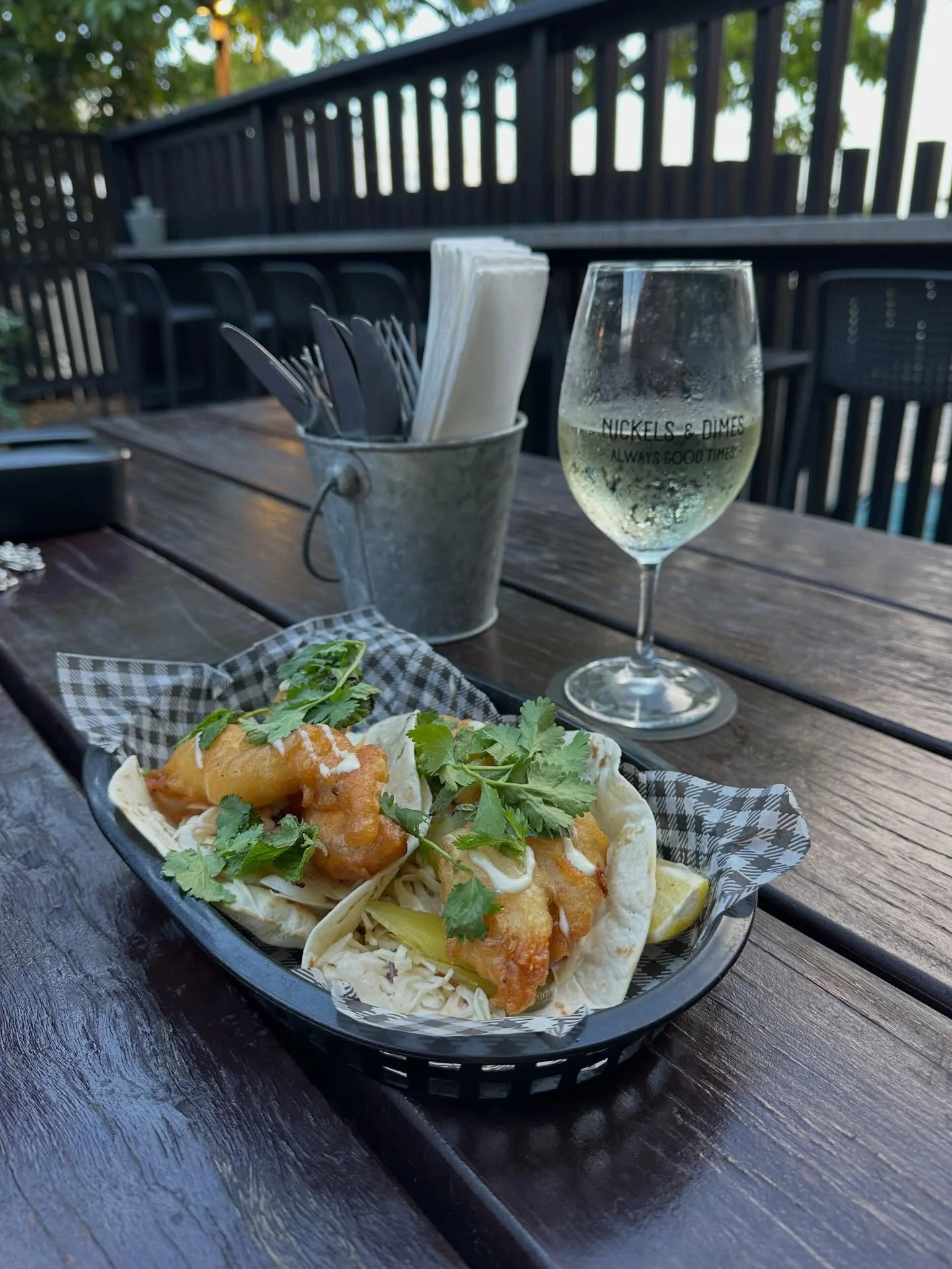 Saturday afternoons done right. 🌮
Fish tacos on the plate, ice-cold wine in hand. See you at the bar.

#taco #barlife #noosa