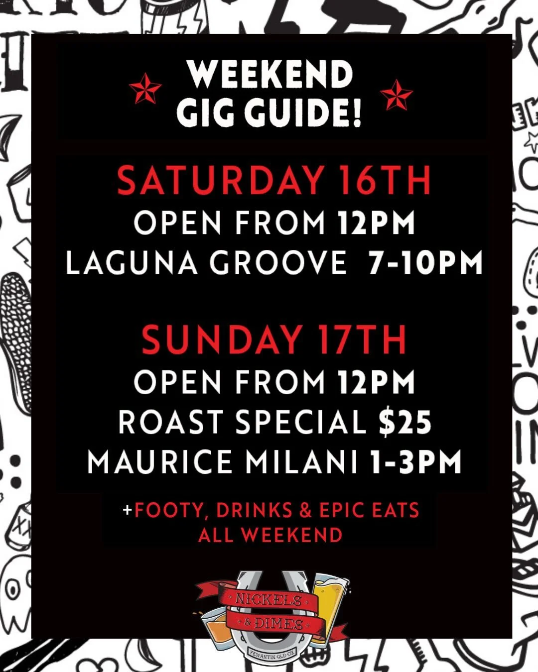 The weekend is here people! Come say howdy ⚡️
Open from 12 til late all weekend!