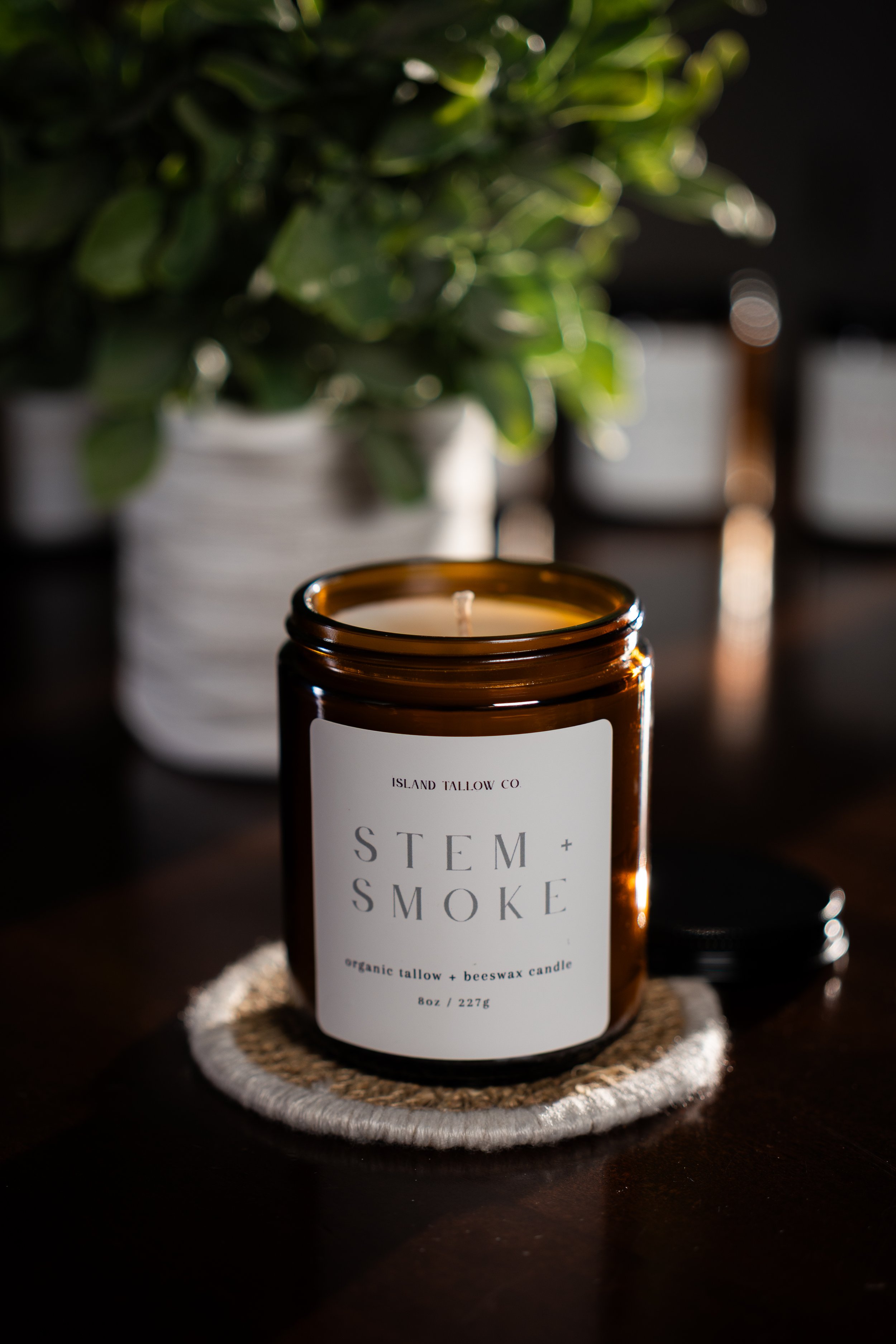 Stem + Smoke 8oz Jar Candle