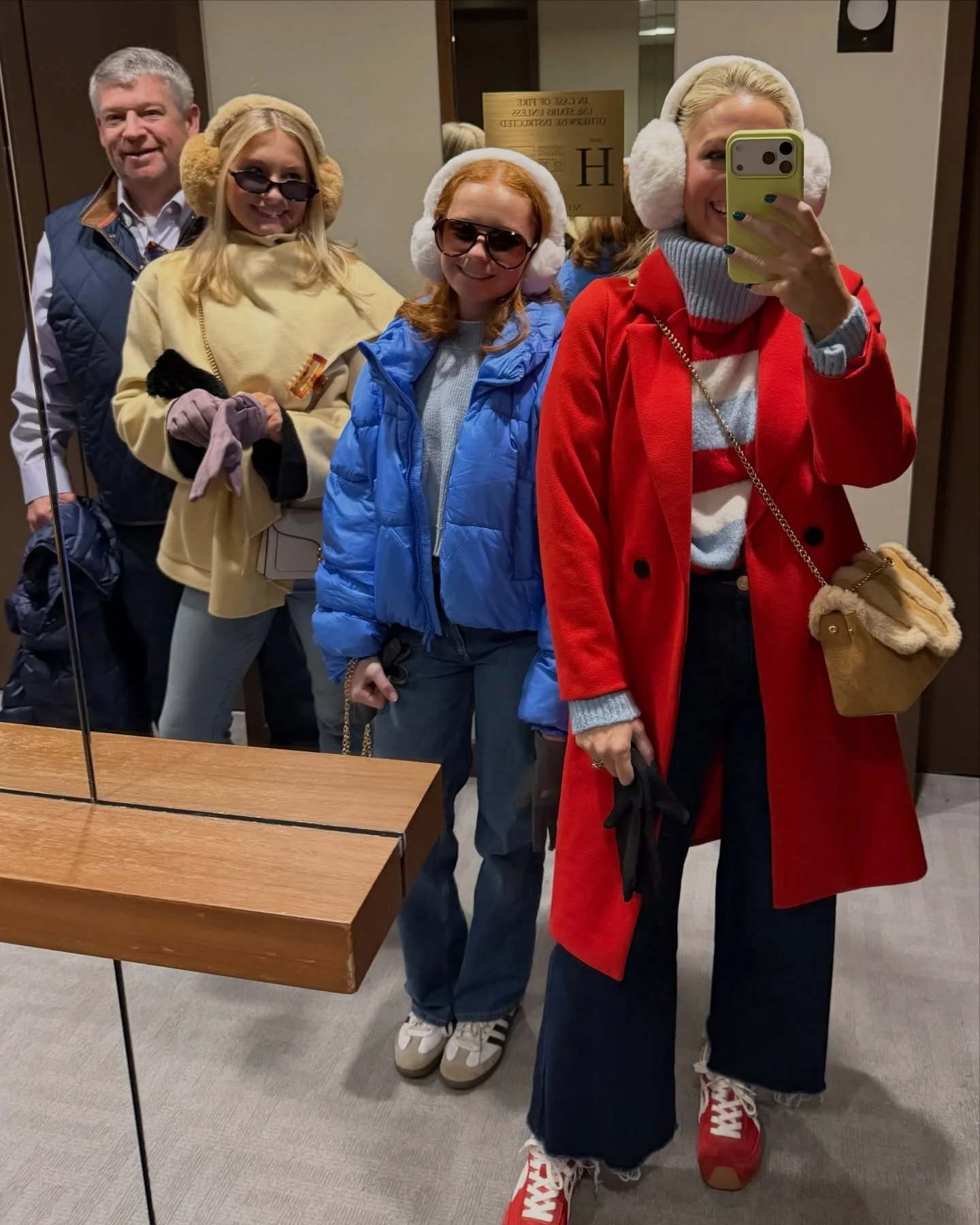 NYC day one!! After being delayed and diverted and missing our first afternoon/night we totally made up for it with a jammed pack day of fun! Comment the word &ldquo;OUTFIT&rdquo; below and I&rsquo;ll send you over all the links to everything we wore