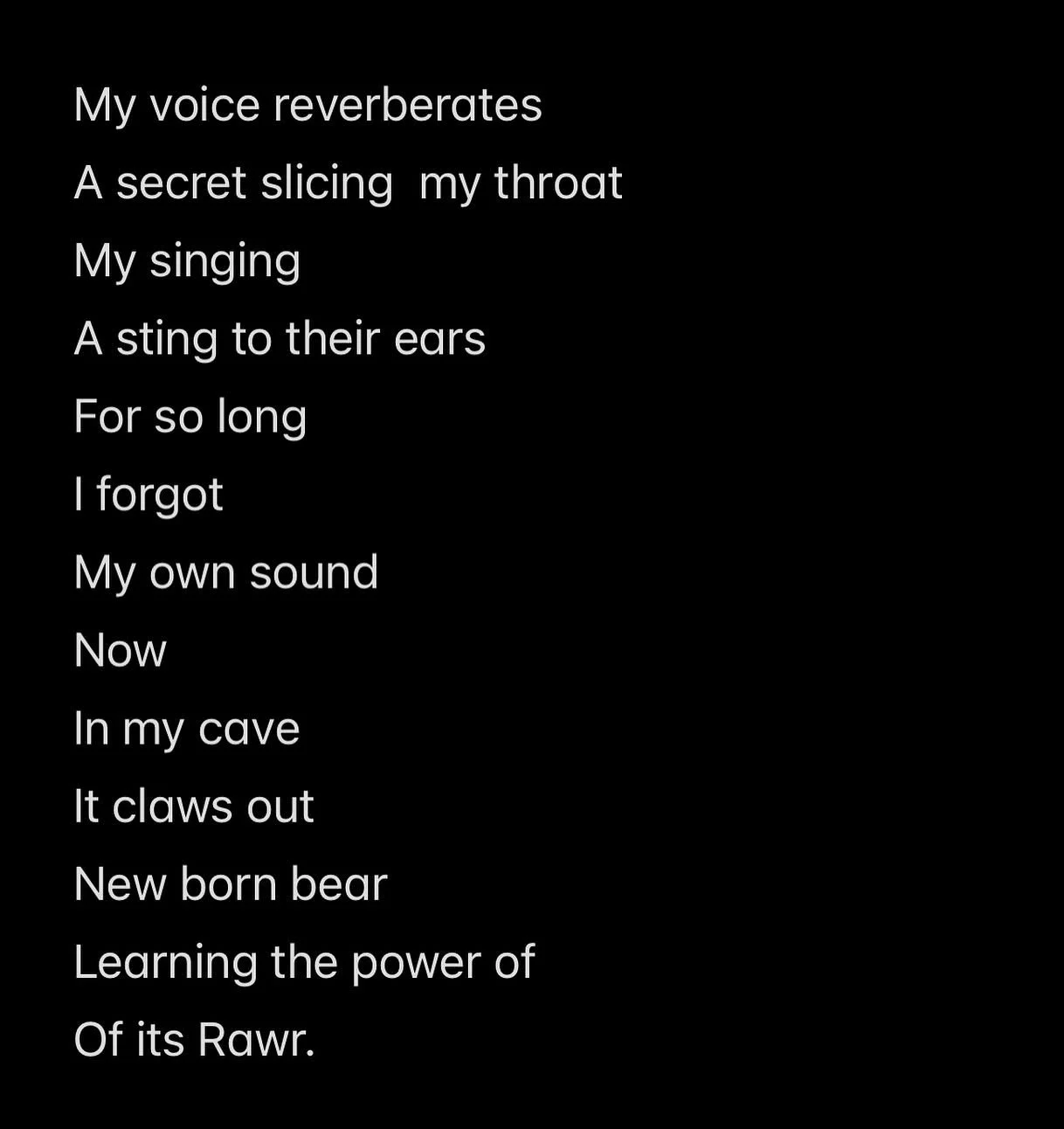 When asked if I sang, the fragility of my new found chords wanted to utter the practiced No. but my heart, like the heart of Circe @madeline.e.miller knows that my throat knows no bounds.