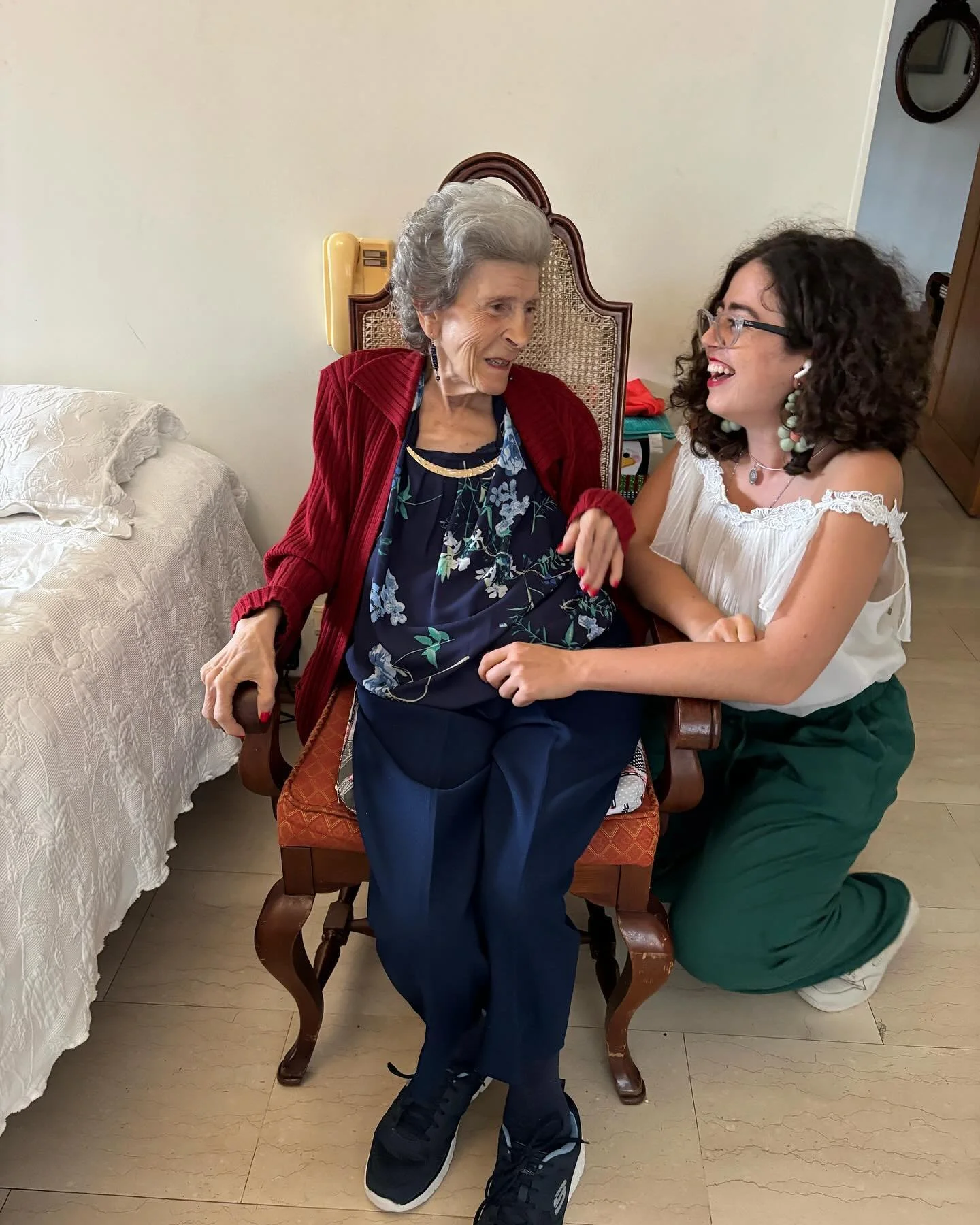 This is to a love that has, undoubtedly spanned lifetimes. To my grandma, my fashion icon, my humour queen. The woman who&rsquo;s forgetting everything, except when I wear, what belonged to her. 💕 Dementia is a bitch. But love is stronger.  I know w