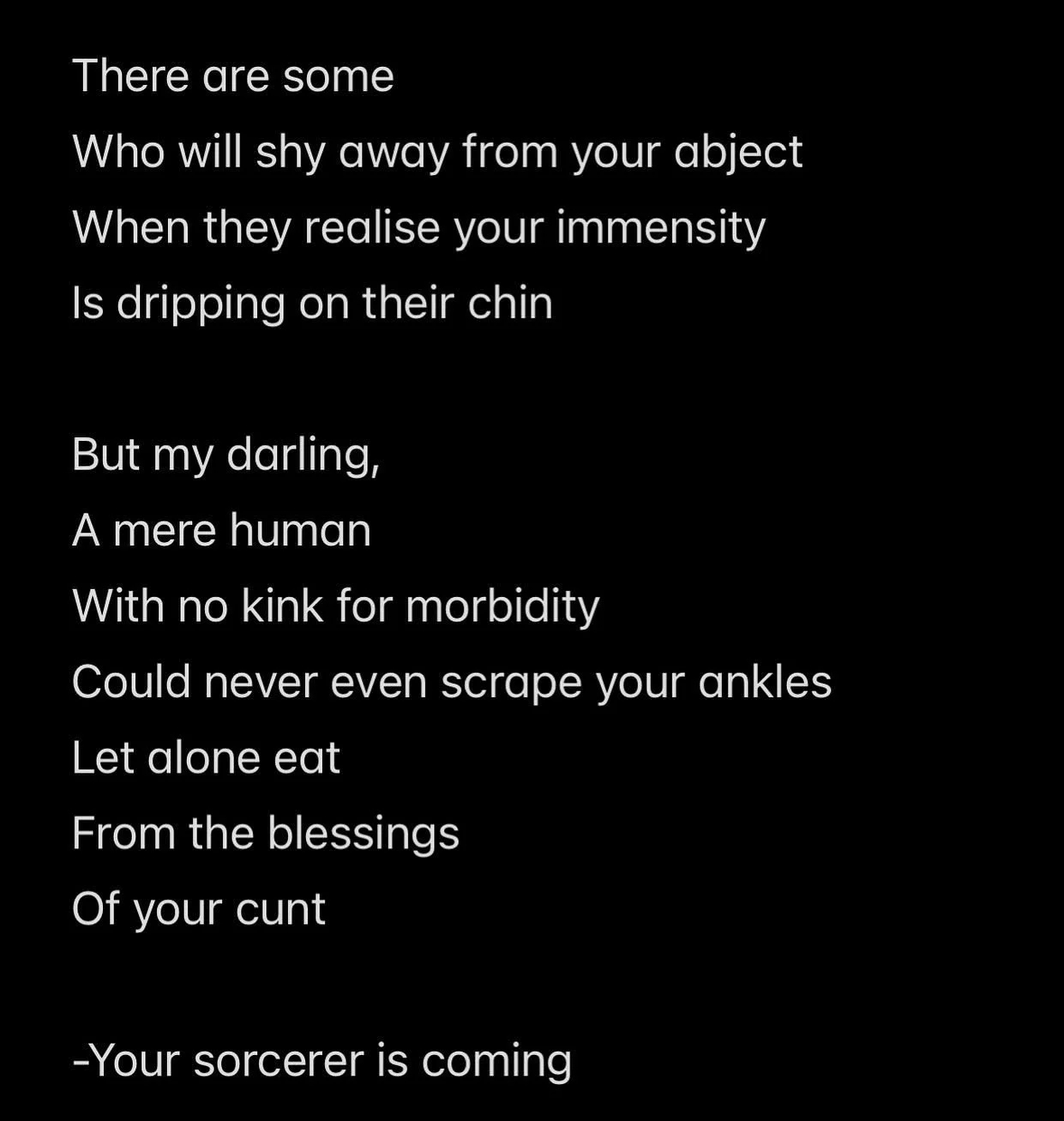 You all my fellow bitches made to feel like you are too much. You are Gargantuan beautiful monsters.
 
Como dice Farina, mucho pelo pa esa mo&ntilde;a. Y al que se le enrede, que con el se ahogue.

Shoutout to @paprikastiletto que siempre me hace pen