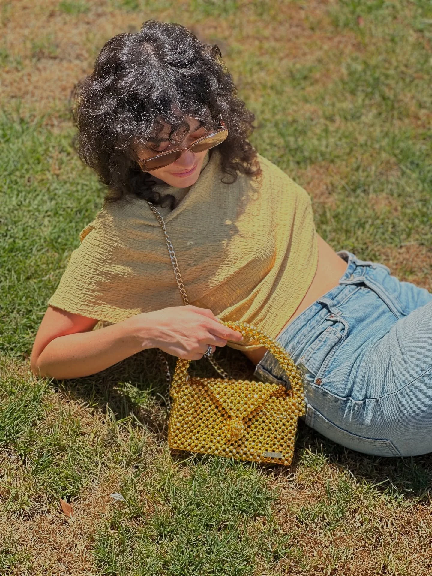 🌟GOLDEN GIRL!!!! 🌟

Style: &ldquo;JULIA&rdquo; 
Color: GOLD 
Size: Medium
Model: @taylorhollanddd 

Custom made for @virginiacrossin 🩷

#beadedbag #beadedpurse #mar #luxurylifestyle #luxury #luxurybags #bags #minibag #crystalbag #beadedpurses #bea