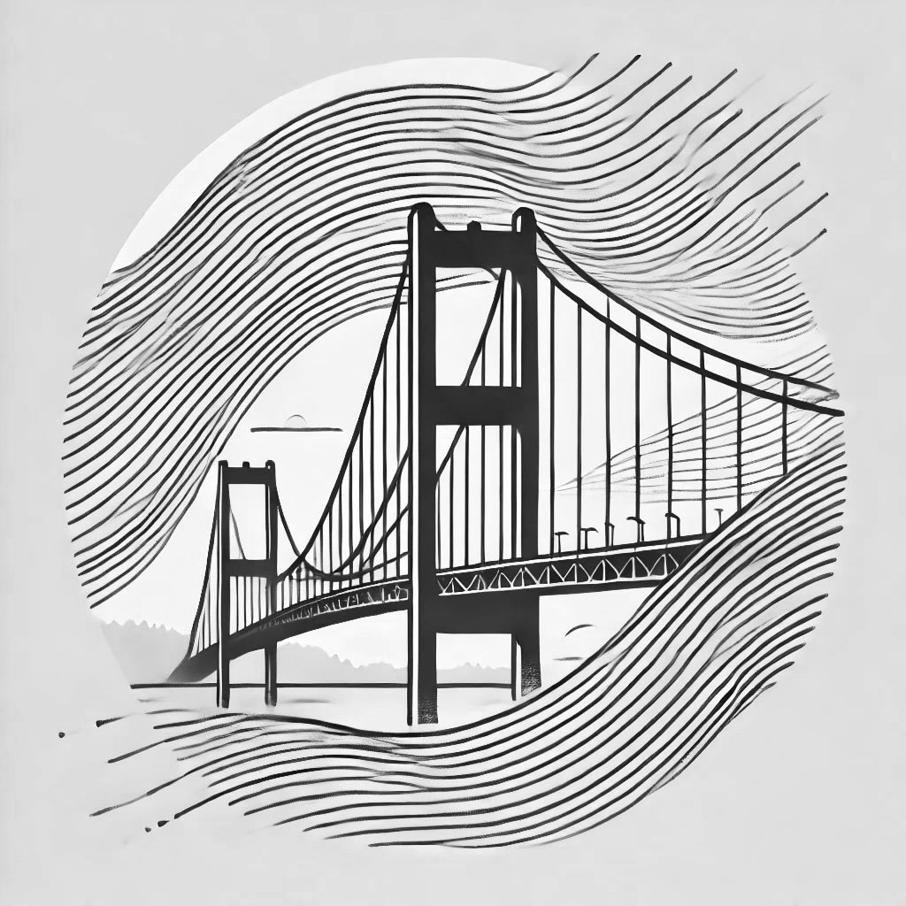 A bridge collapsed