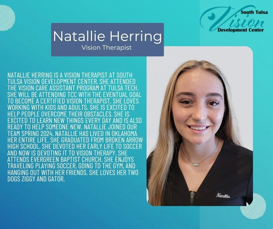 💙 It&rsquo;s Vision Therapist Appreciation Week! Today, we&rsquo;re shining the spotlight on Natallie!

Thank you, Natallie, for the care, encouragement, and dedication you bring to our patients and team. We&rsquo;re grateful for you! 🌟

Help us ce