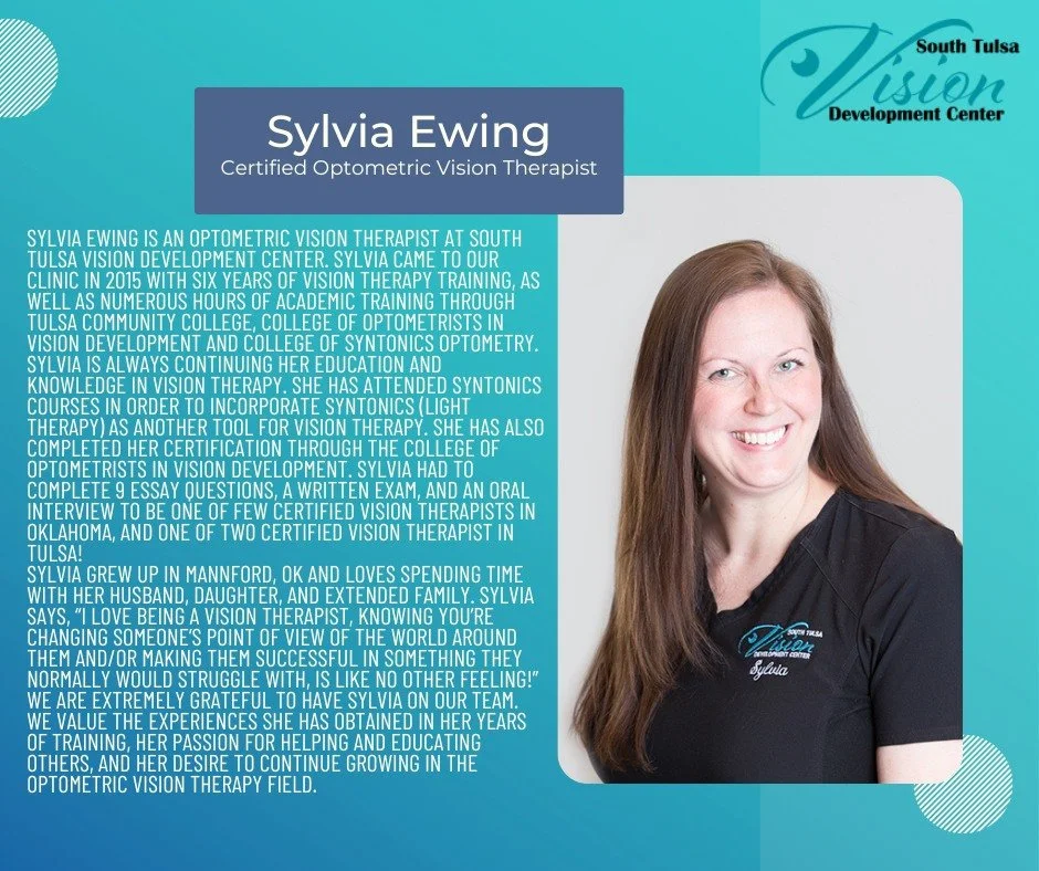 💙 It&rsquo;s Vision Therapist Appreciation Week! Today, we&rsquo;re shining the spotlight on Sylvia!

Thank you, Sylvia, for the care, encouragement, and dedication you bring to our patients and team. We&rsquo;re grateful for you! 🌟

Help us celebr