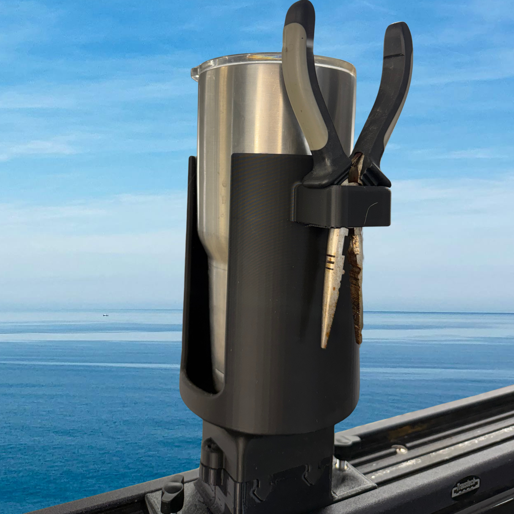 Cup Holder/Pliers Combo